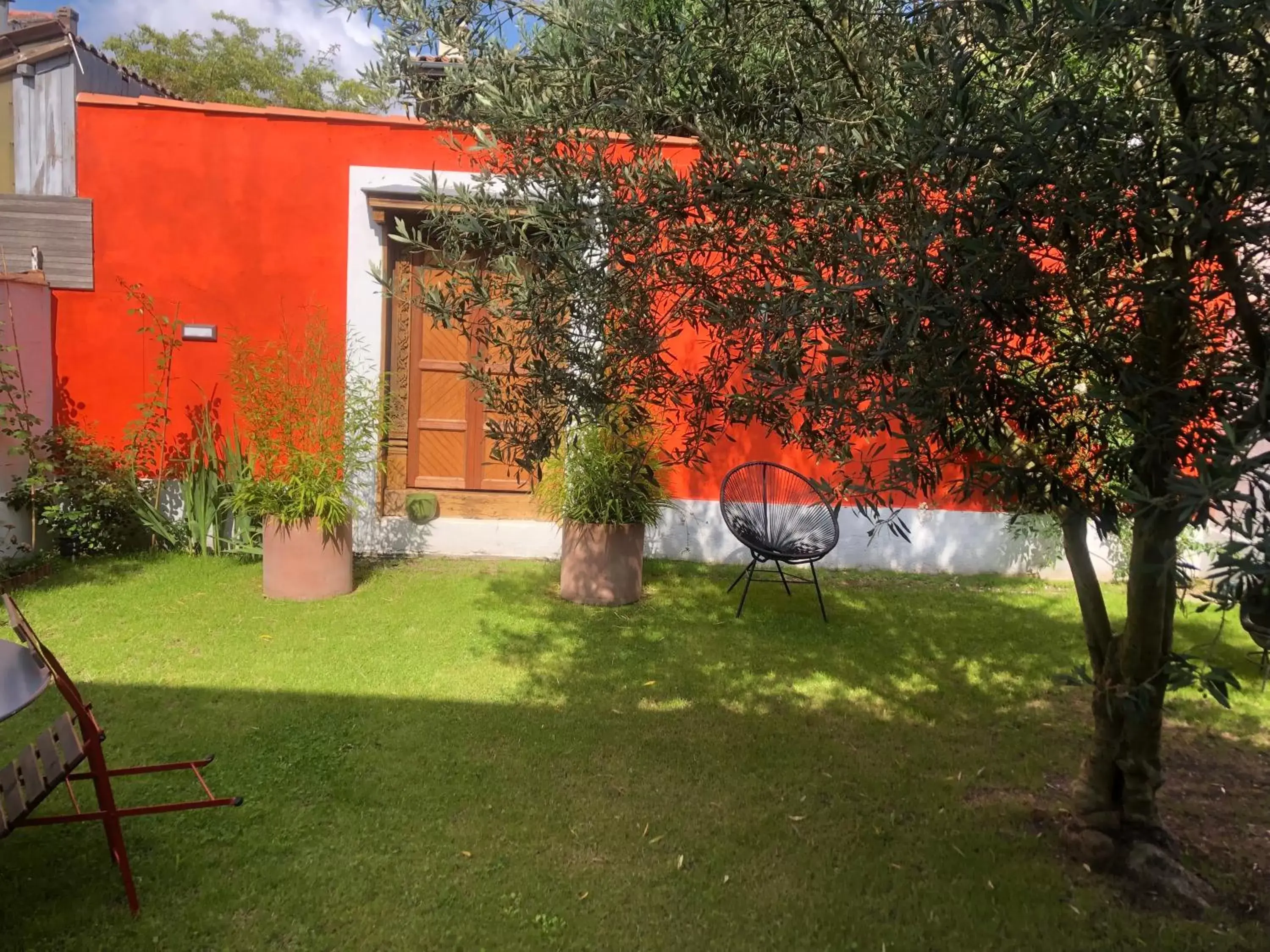 Garden in CHAMBRES chez l'habitant Córdoba et Lhassa