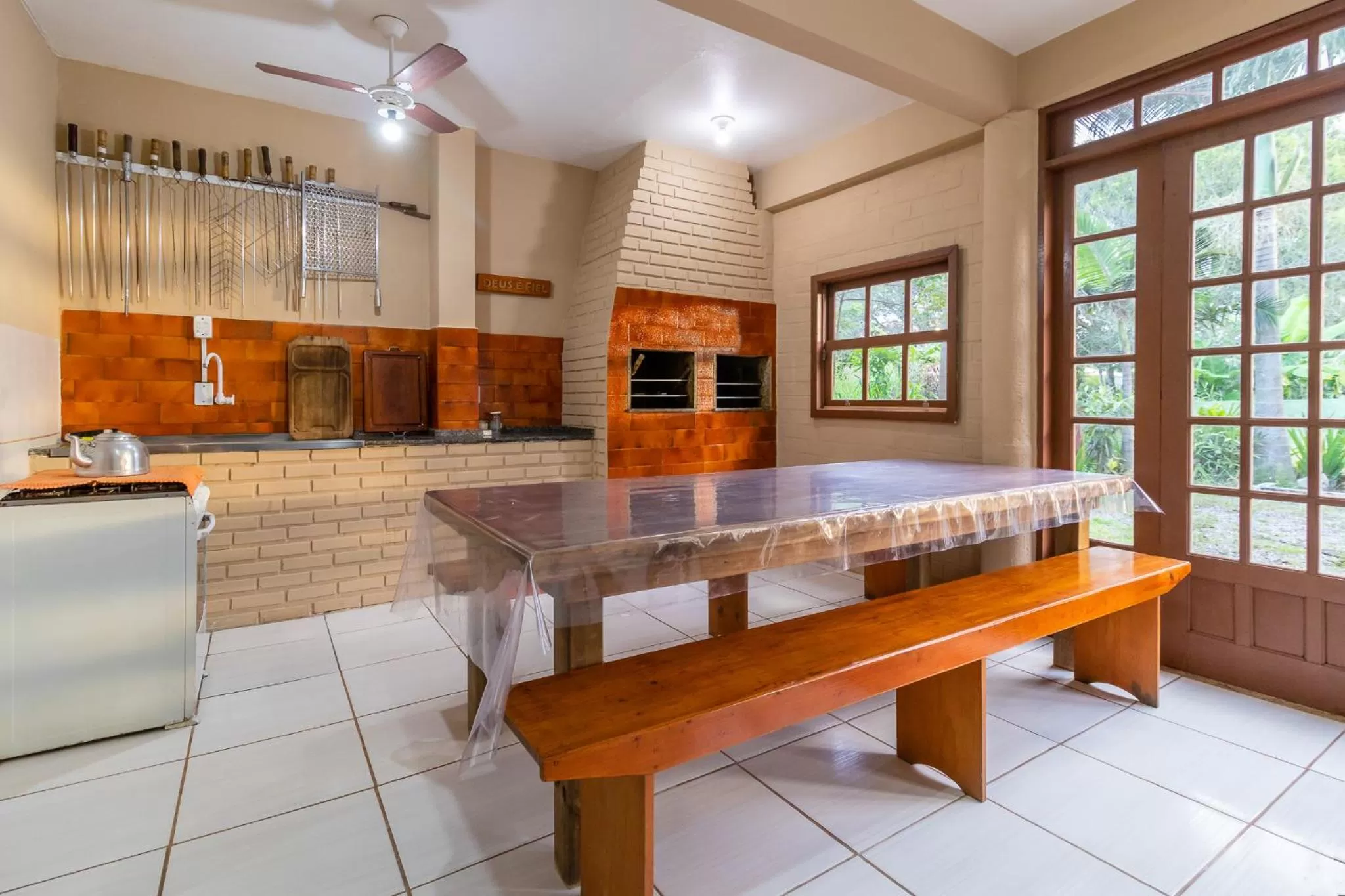Dining area in Pousada Chaday