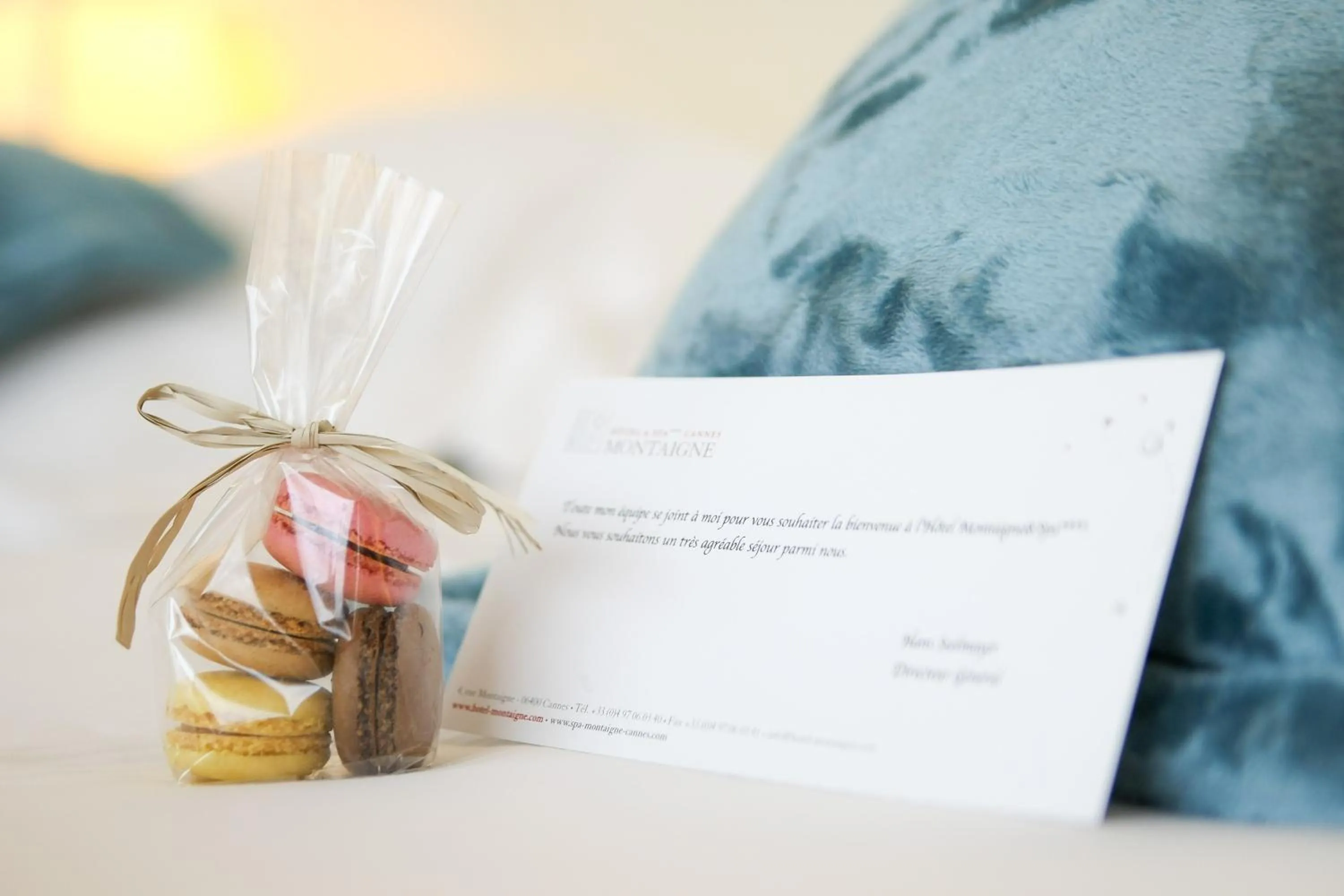 Photo of the whole room, Bed in Hôtel Montaigne & Spa - Cannes Centre