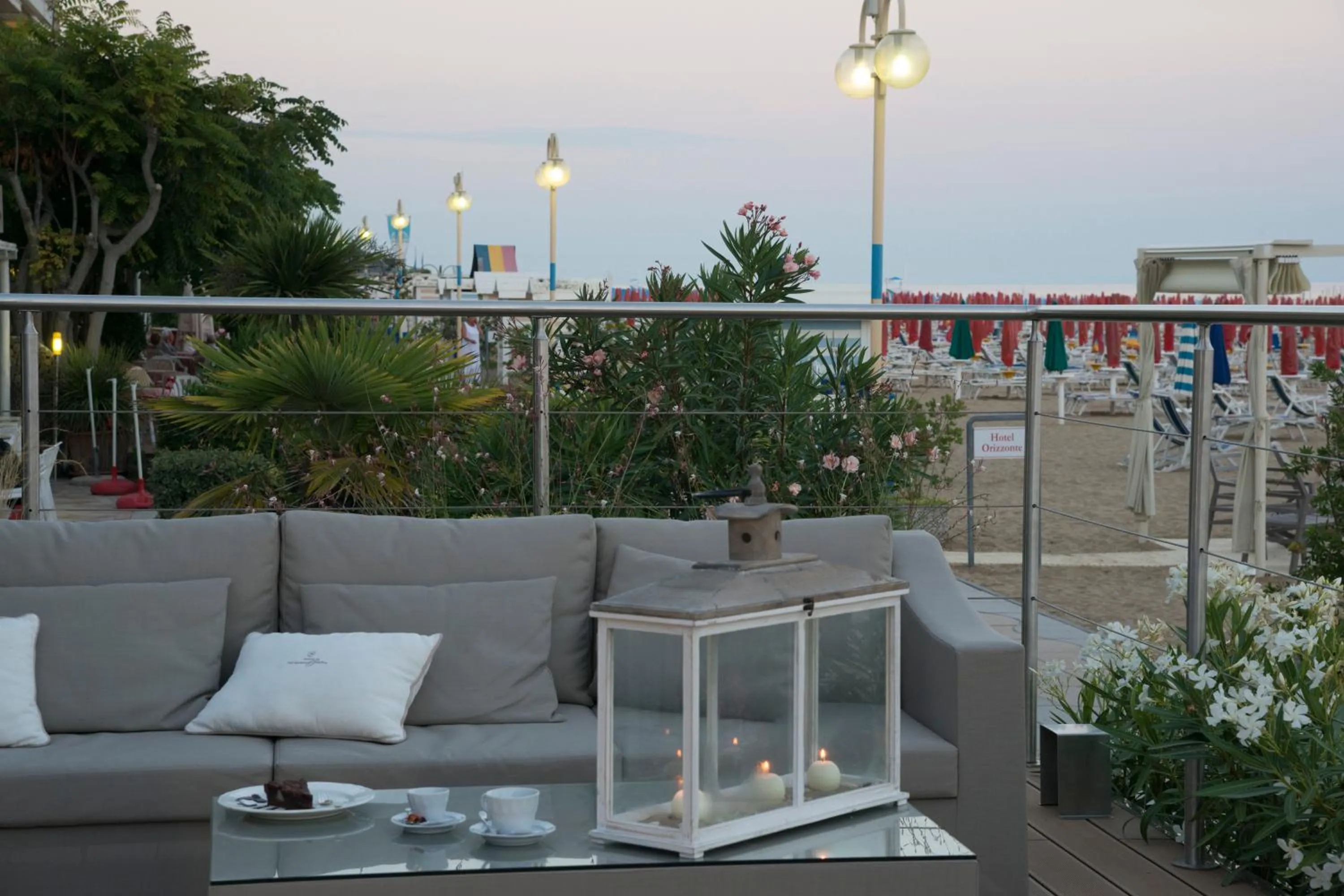 Patio in Hotels Vidi Miramare & Delfino