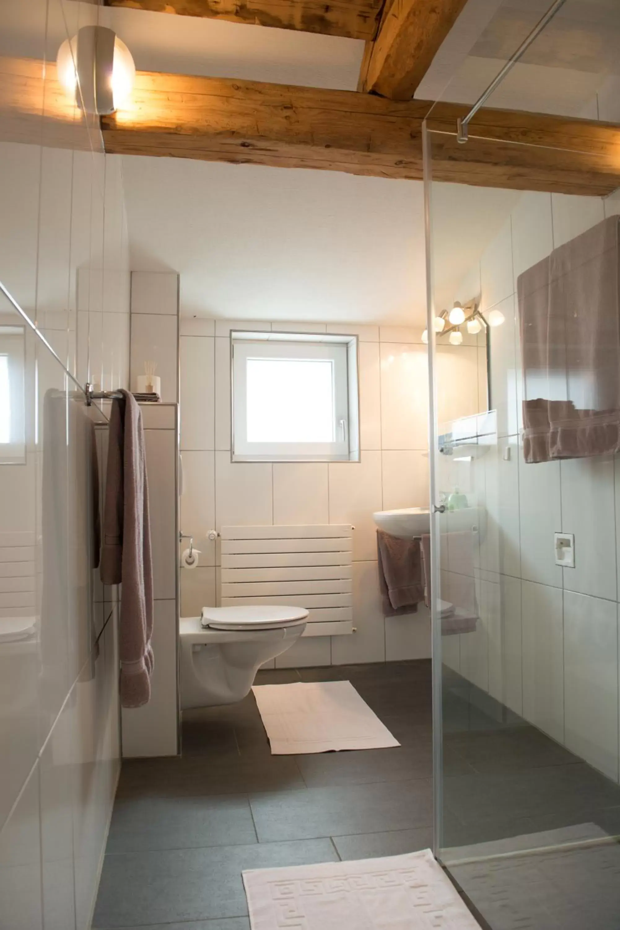 Shower, Bathroom in Hirschen B&B