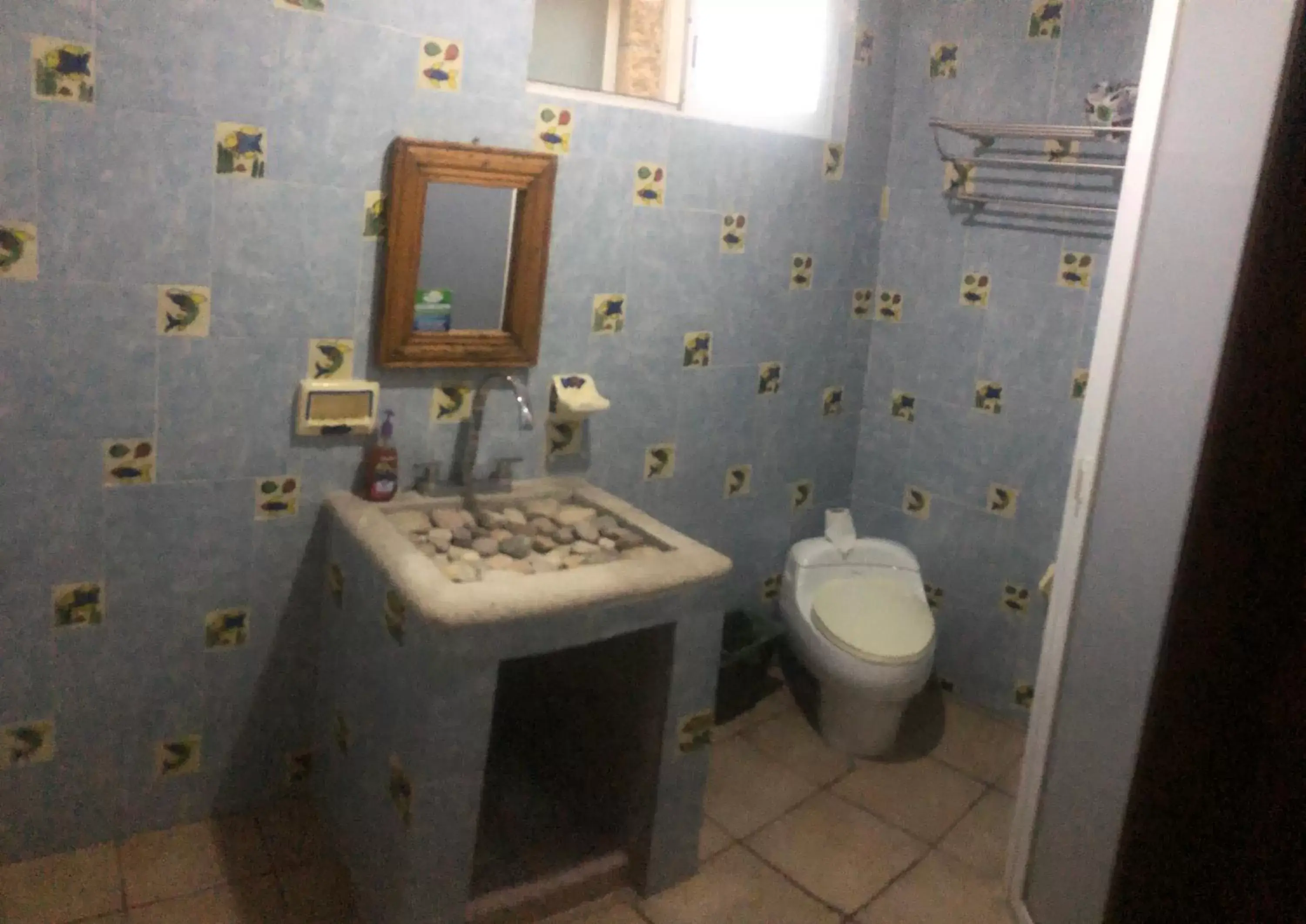 Bathroom in Natural Suites Hotel- cerca de Africam Safari Valsequillo Puebla