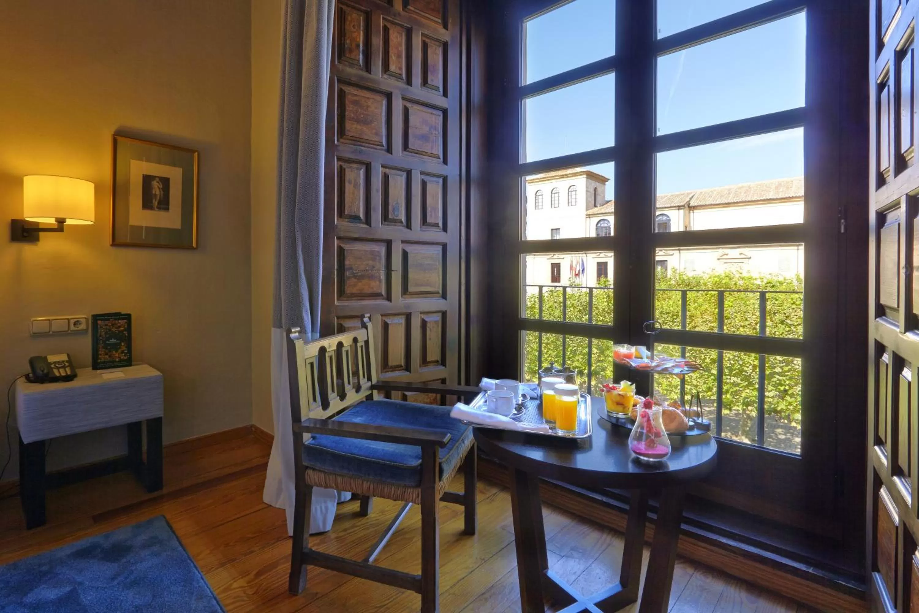 Continental breakfast in Parador de Zamora