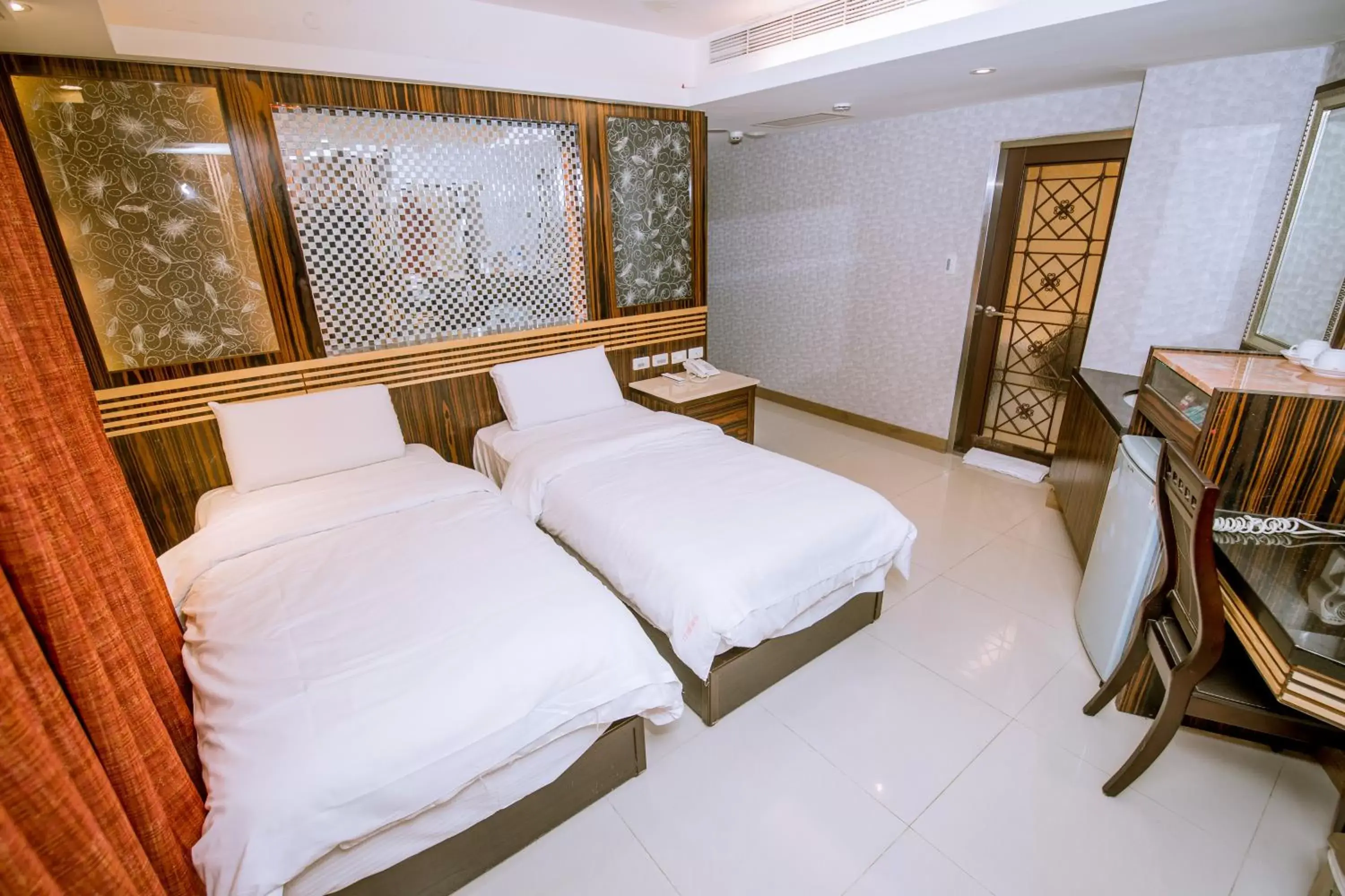 Bed in Guide Hotel Taipei Xinyi