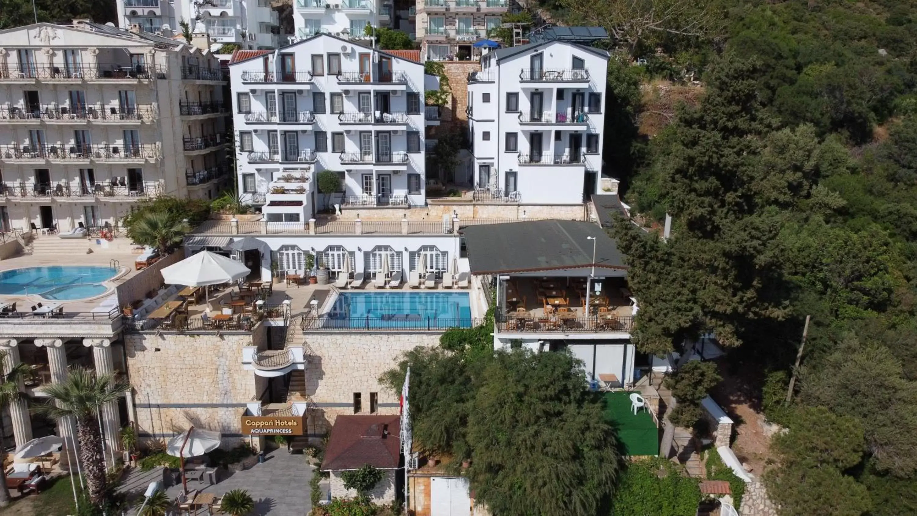 Property building, Bird's-eye View in Aqua Princess Hotel