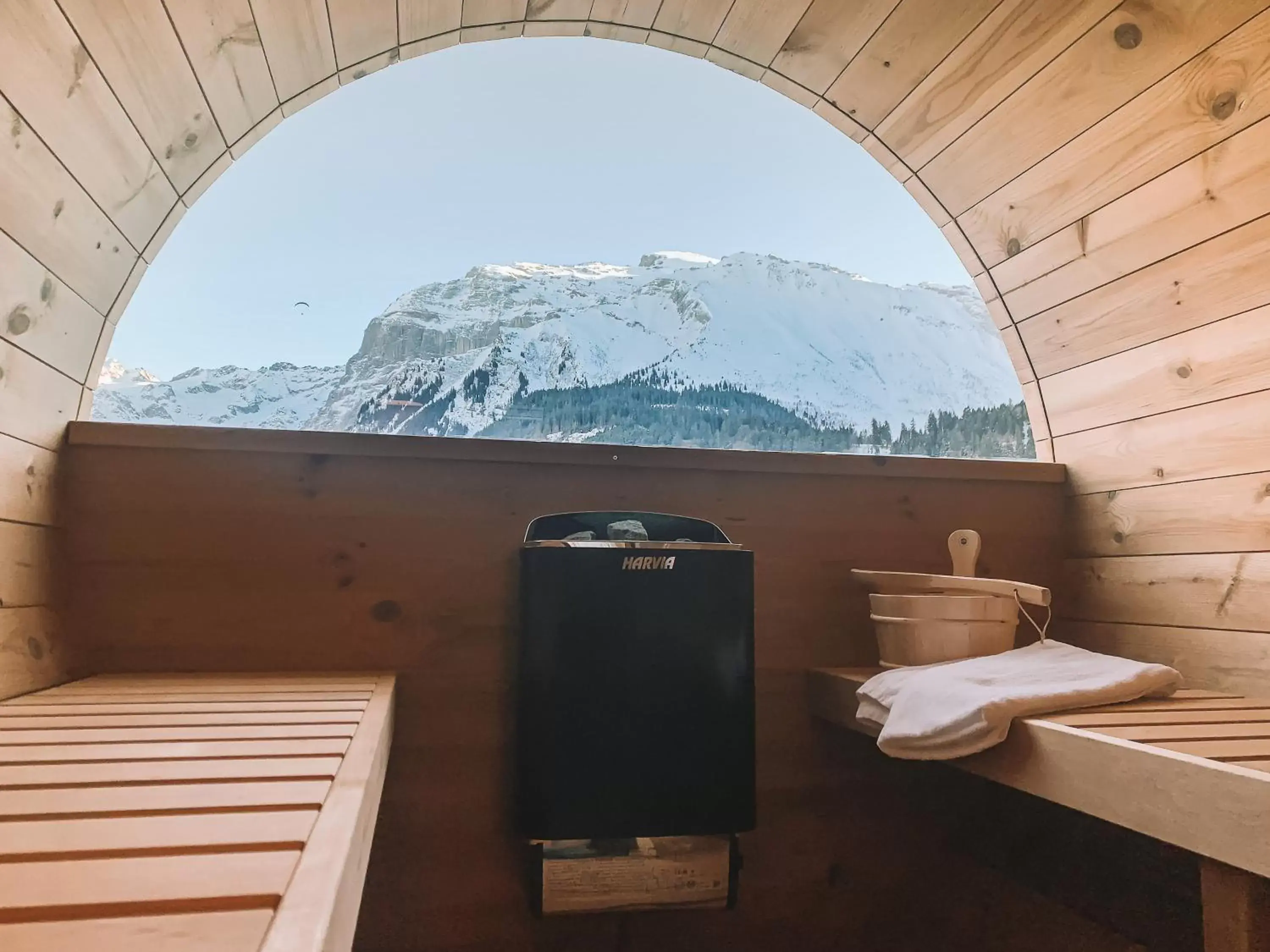 Sauna, Mountain View in Hotel Terrace