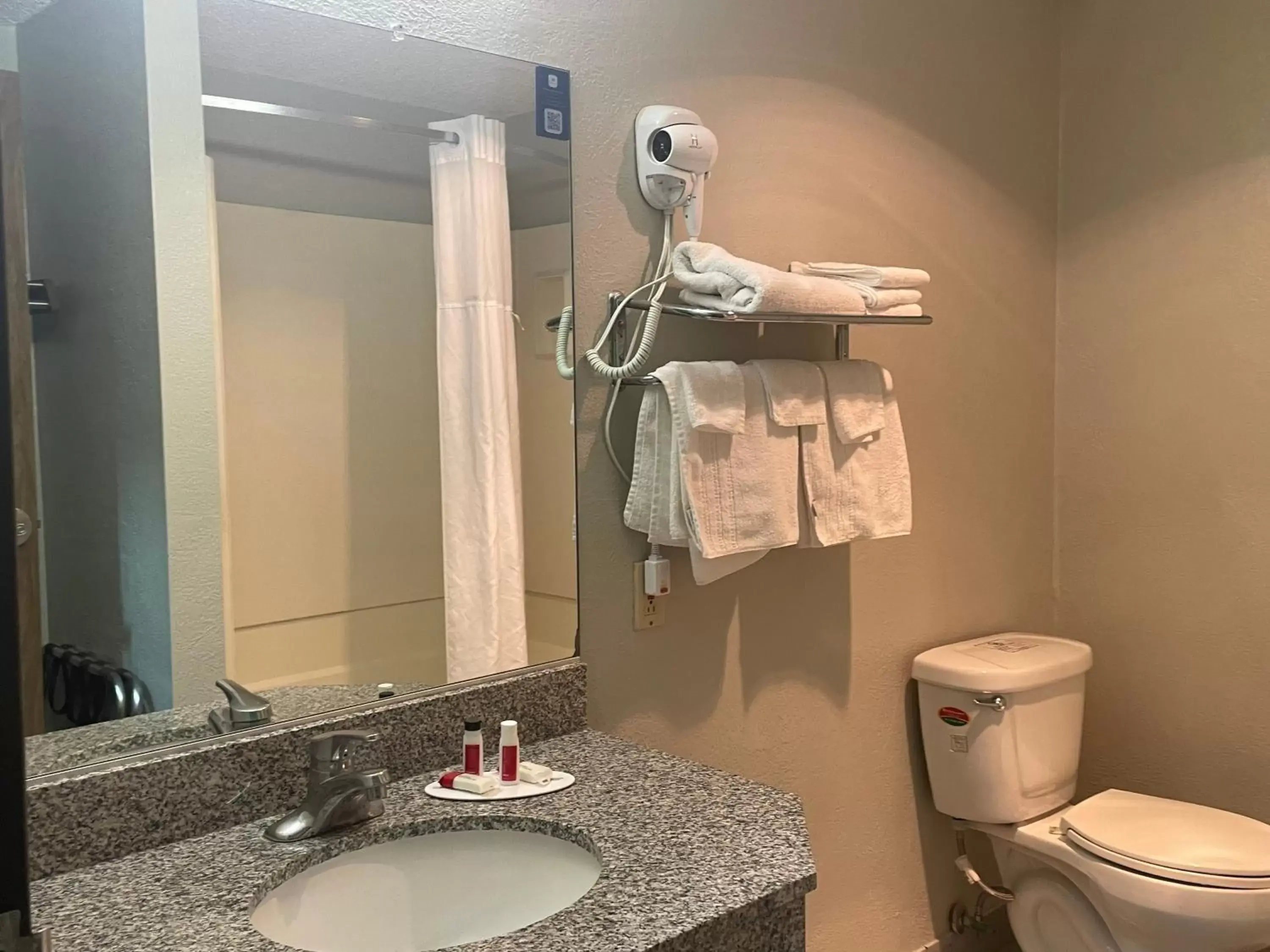 Bathroom in Super 8 by Wyndham Amarillo Central TX