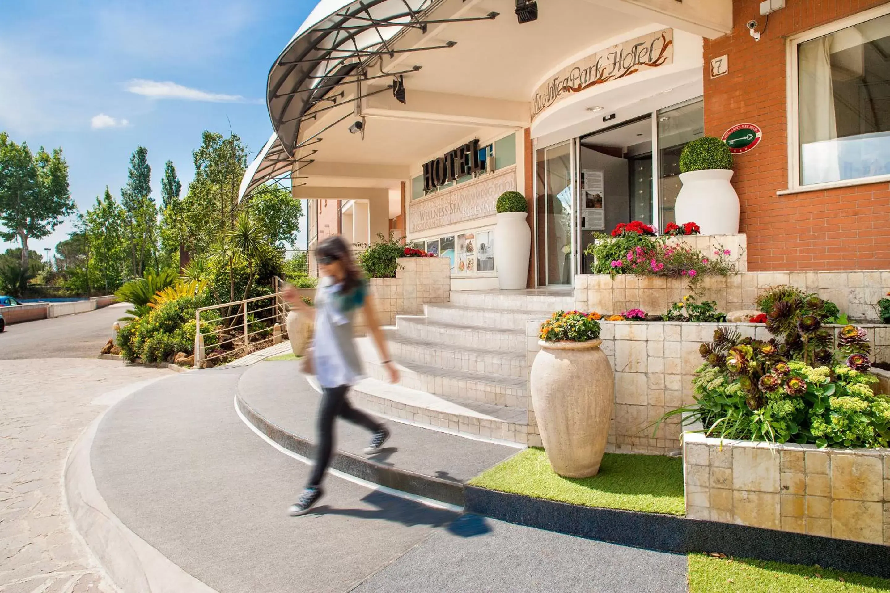 Facade/entrance in Ostia Antica Park Hotel & Spa