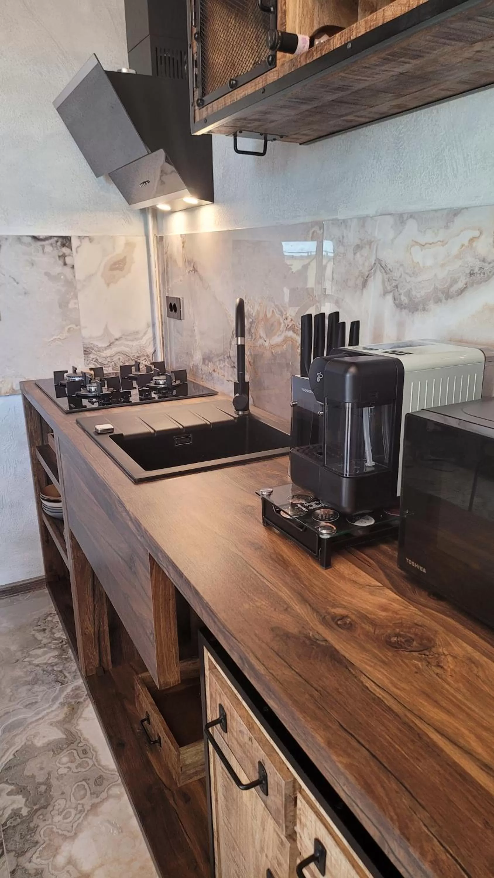 Kitchen or kitchenette in Terrace Suites Iasi