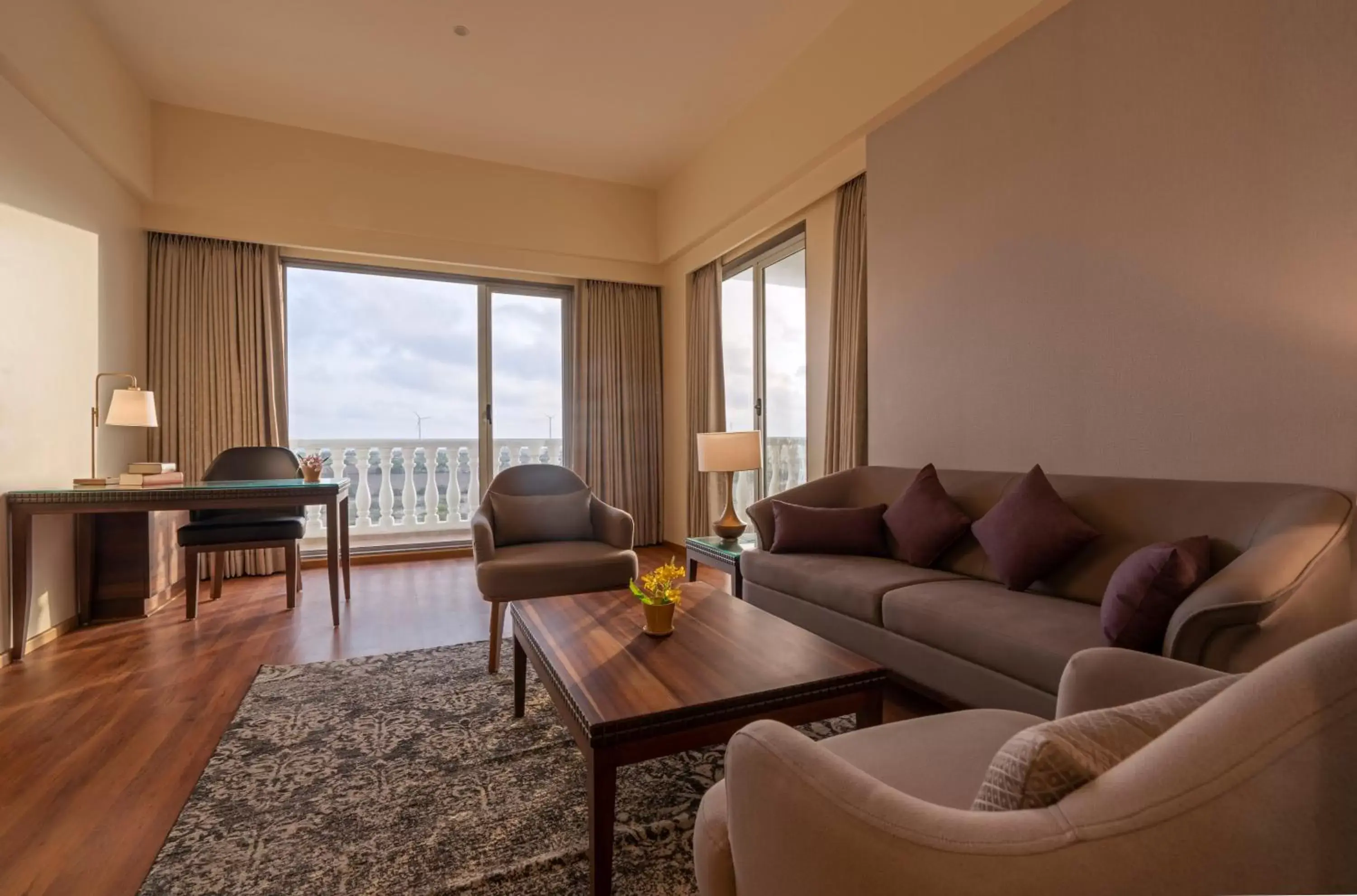 Living room, Seating Area in The Fern Sattva Resort, Dwarka