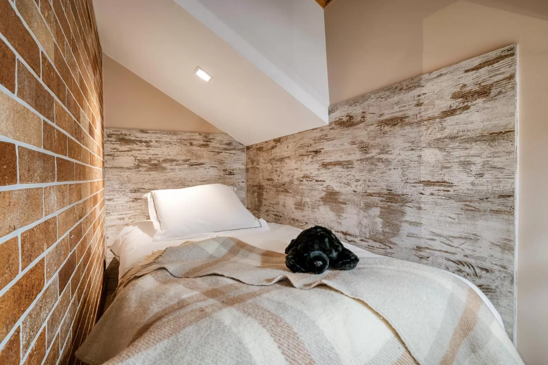 Bed in Hotel Le Tremplin