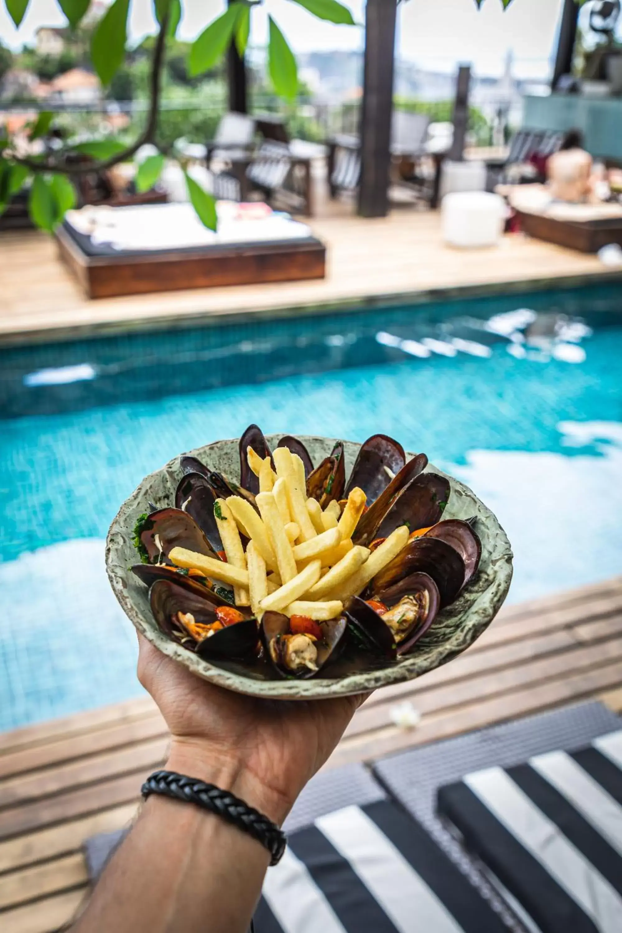 Food close-up, Swimming Pool in Santa Teresa Hotel RJ - MGallery