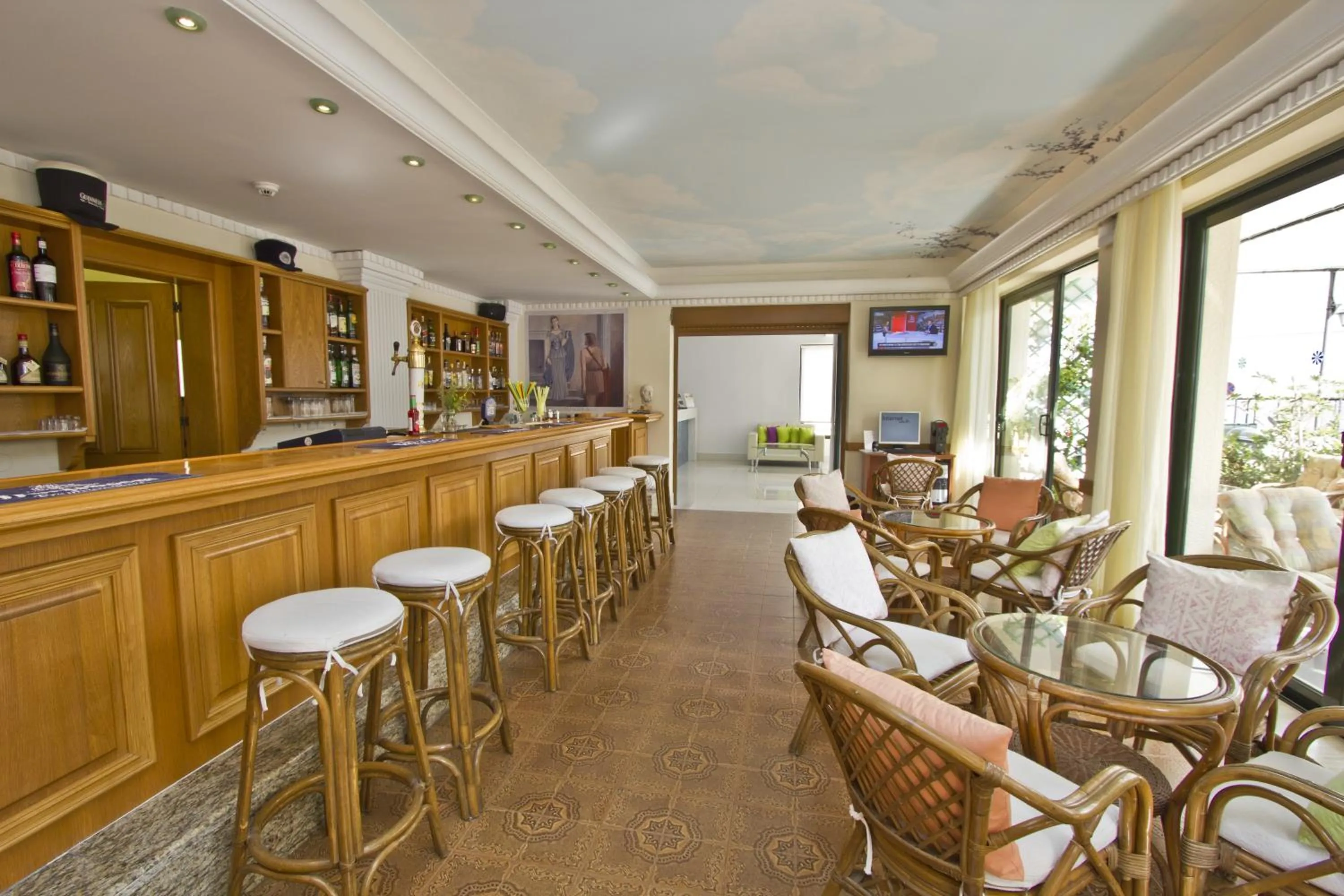 Lounge or bar in Nafsika Hotel