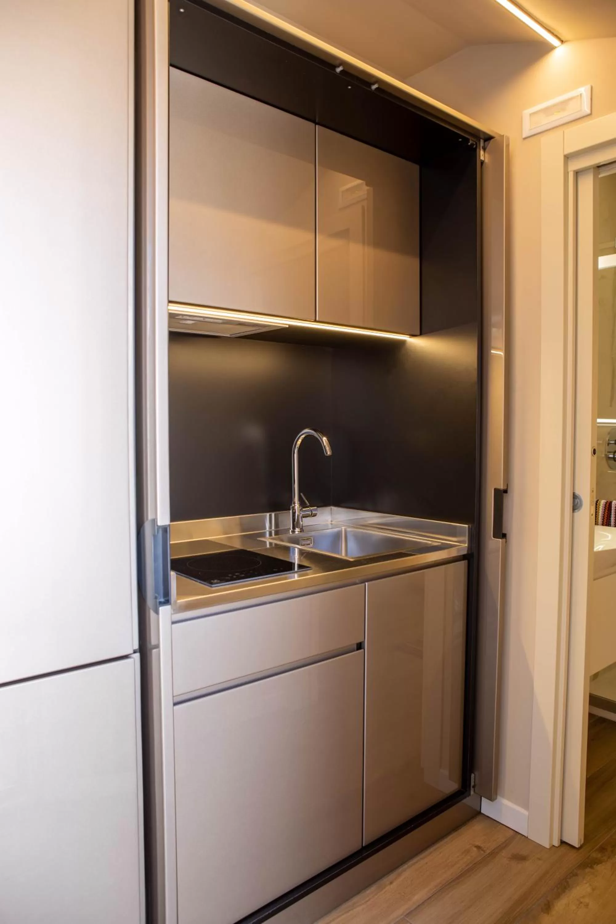 Kitchen or kitchenette in Vespasiani Suites