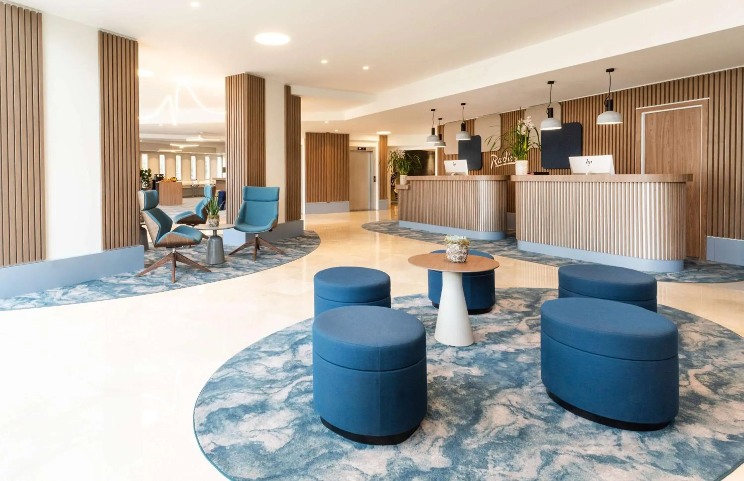 Lobby or reception, Lobby/Reception in Radisson Hotel Nice Airport