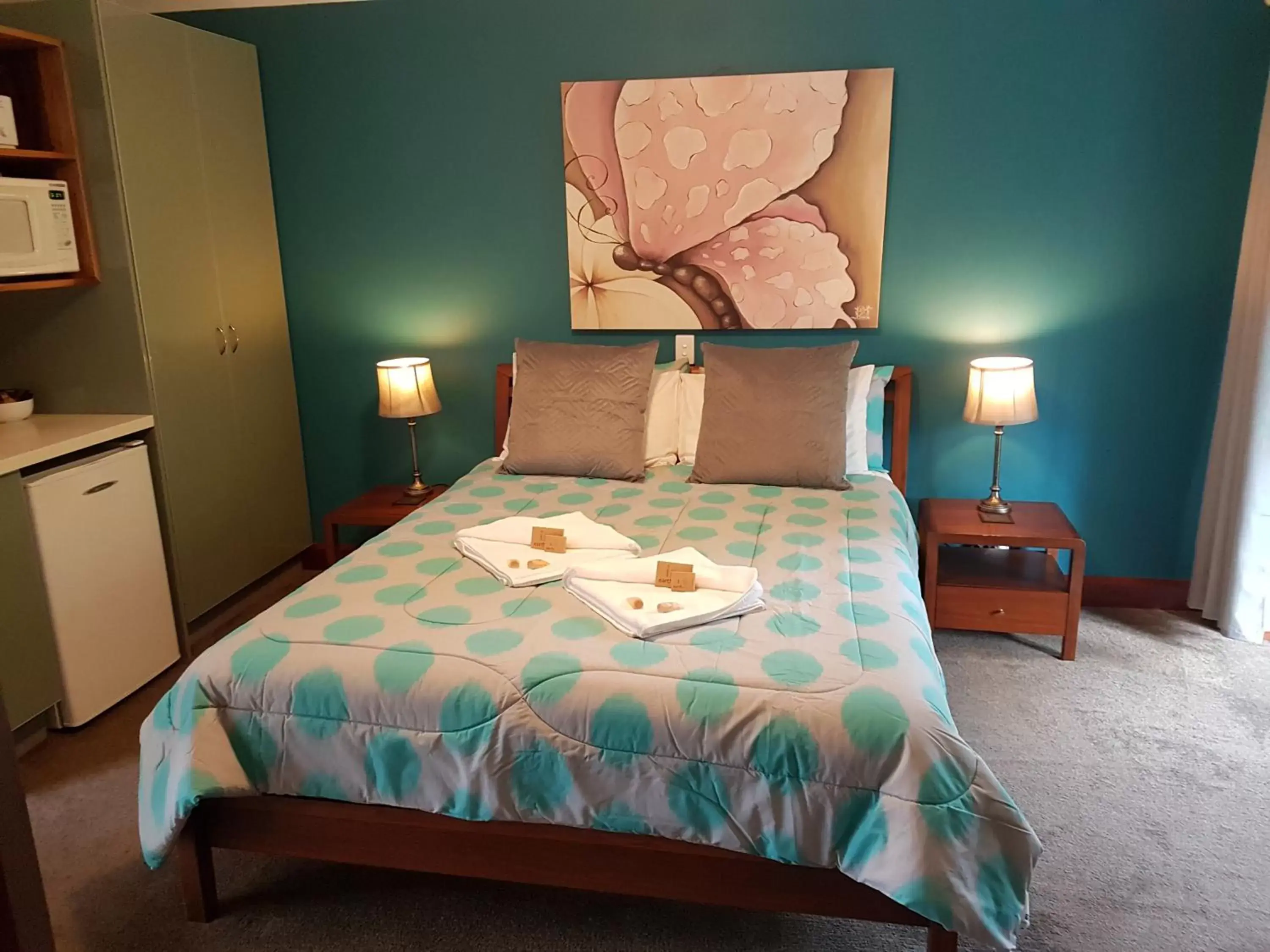 Bedroom, Bed in Adamsons Riverside Accommodation