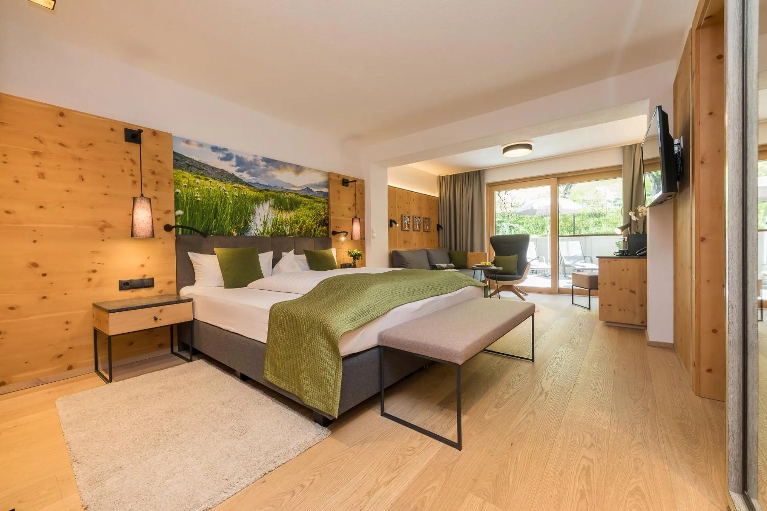 Photo of the whole room, Bed in Aktiv Panoramahotel Daniel