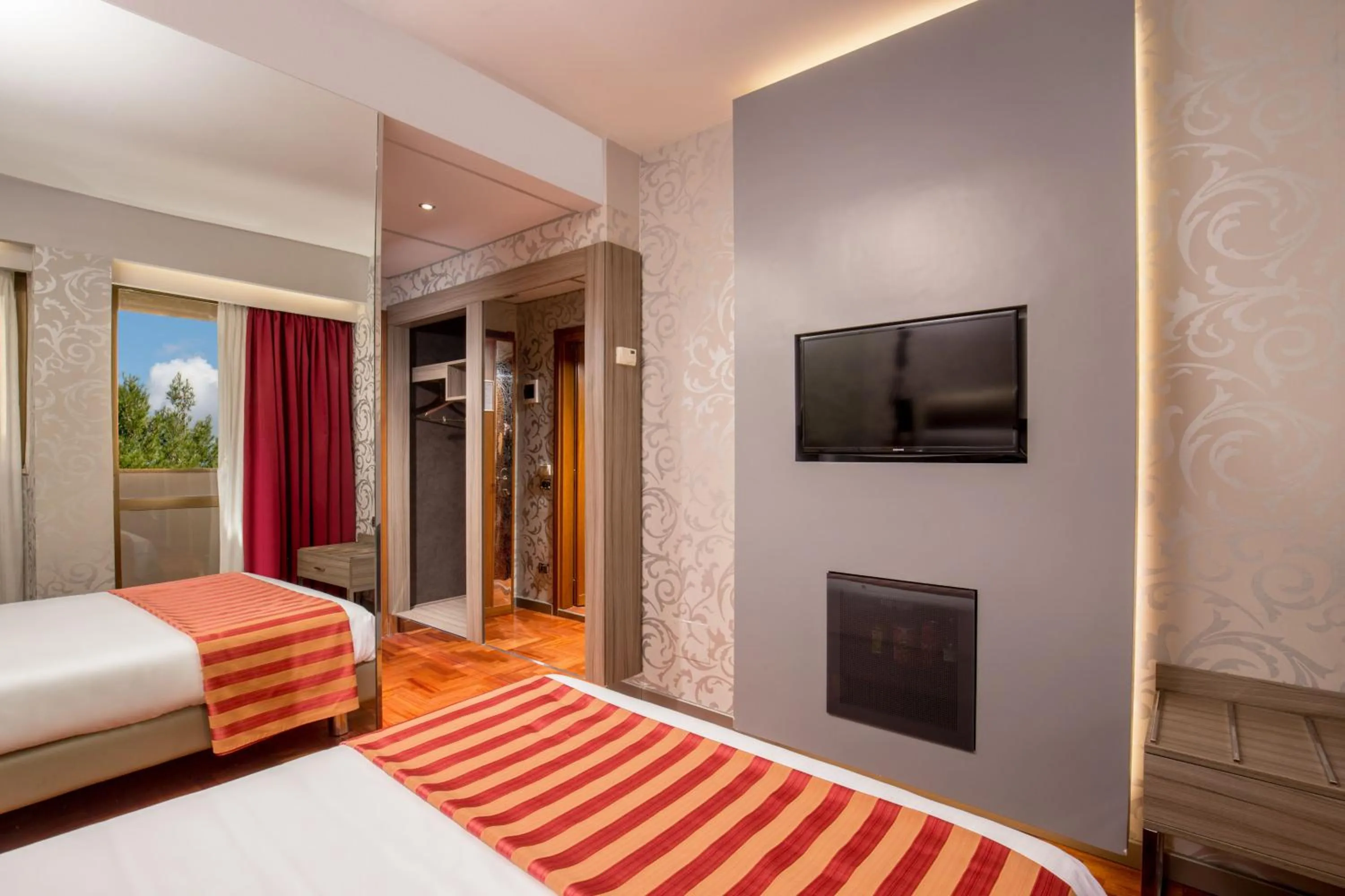 Bedroom, Bed in Enea Hotel Pomezia