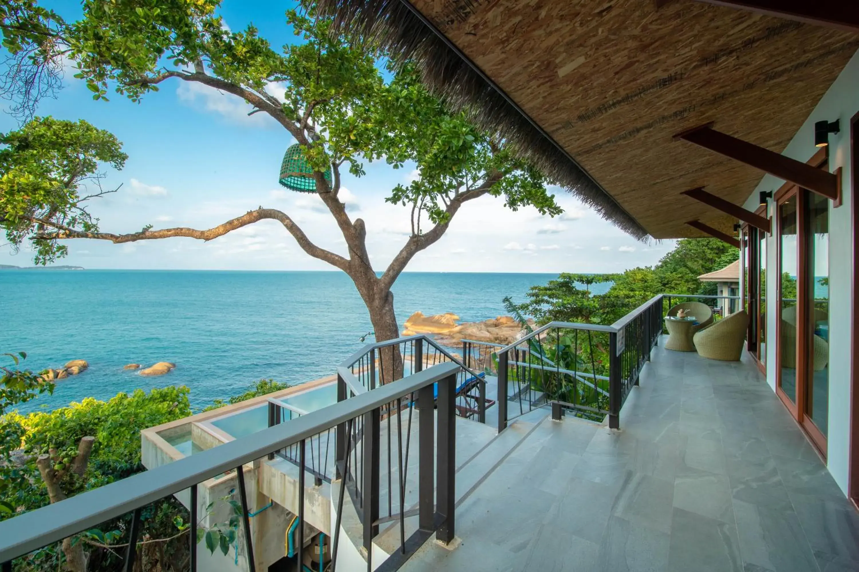 Balcony/Terrace in Coral Cliff Beach Resort Samui - SHA Plus