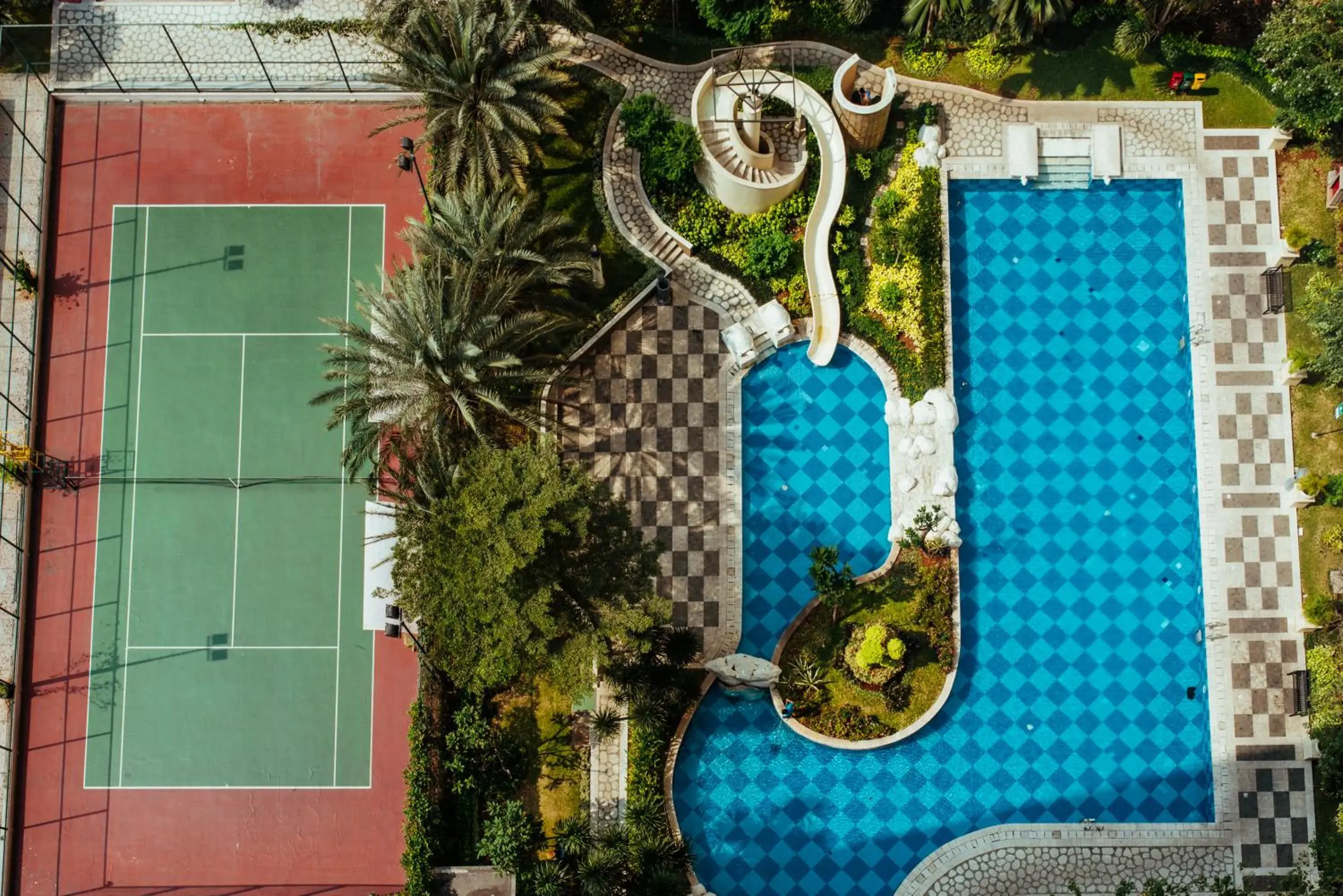 Pool View in Ravarine Suite Apartment