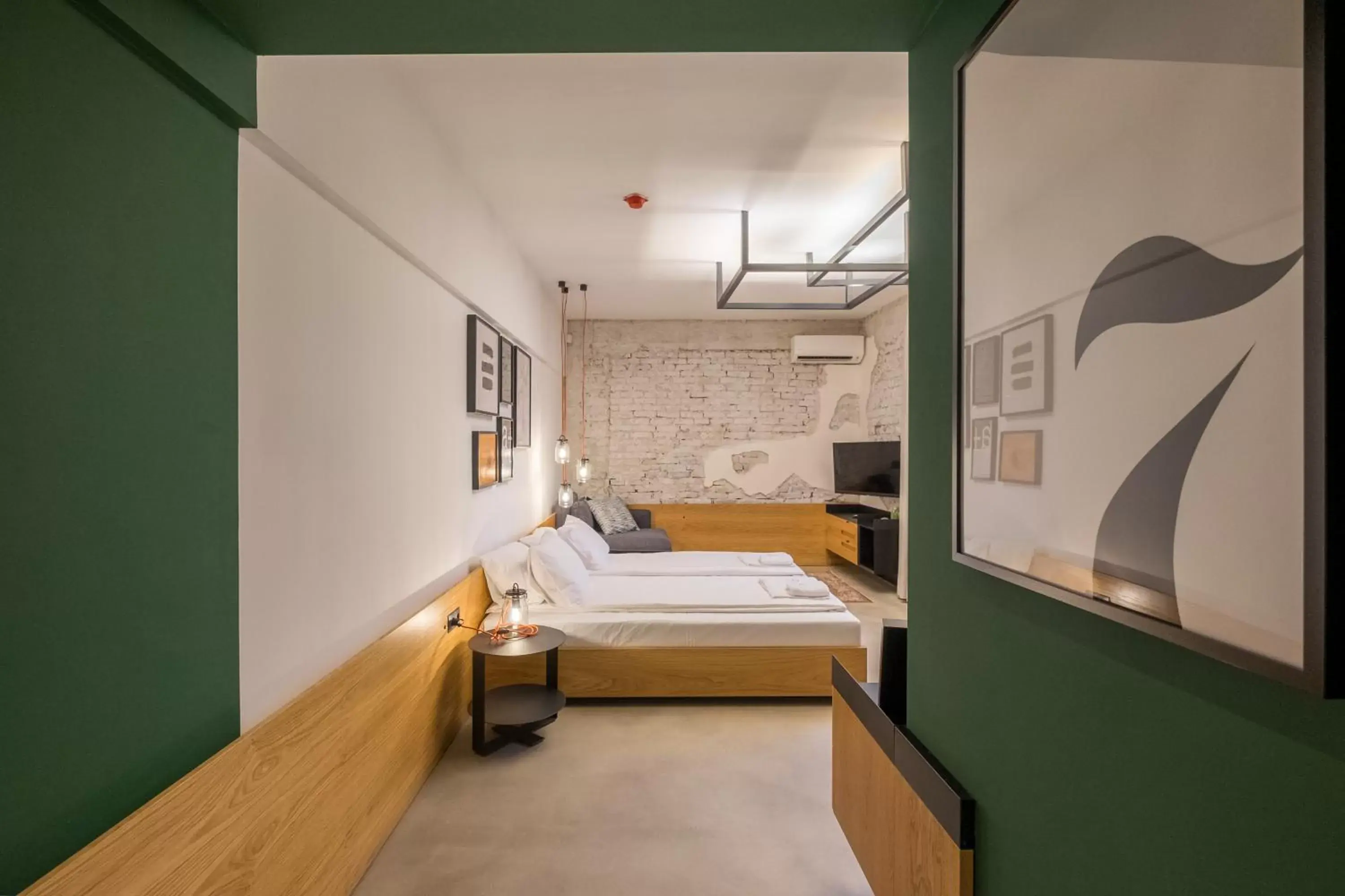 Bed in R34 Boutique Hotel Bed in R34 Boutique Hotel