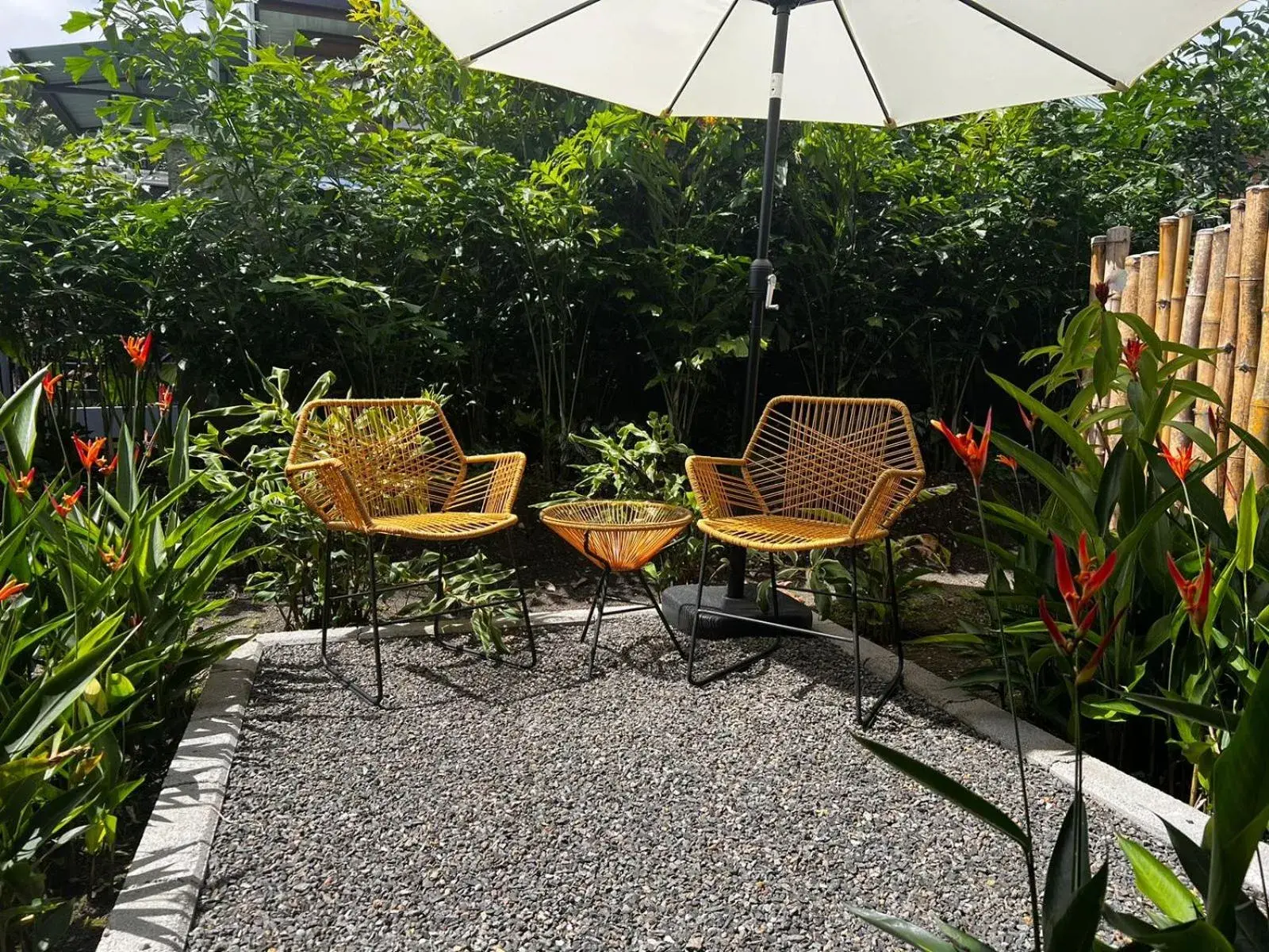 Patio in SUWA VILLA ARENAL