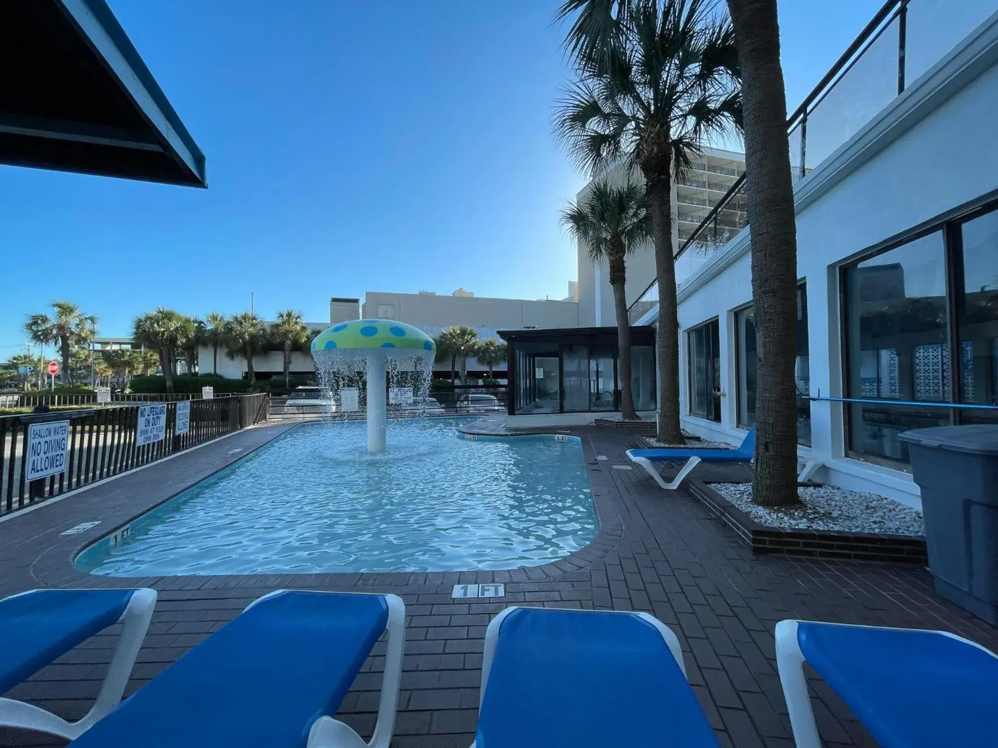 Swimming Pool in Polynesian Oceanfront Hotel