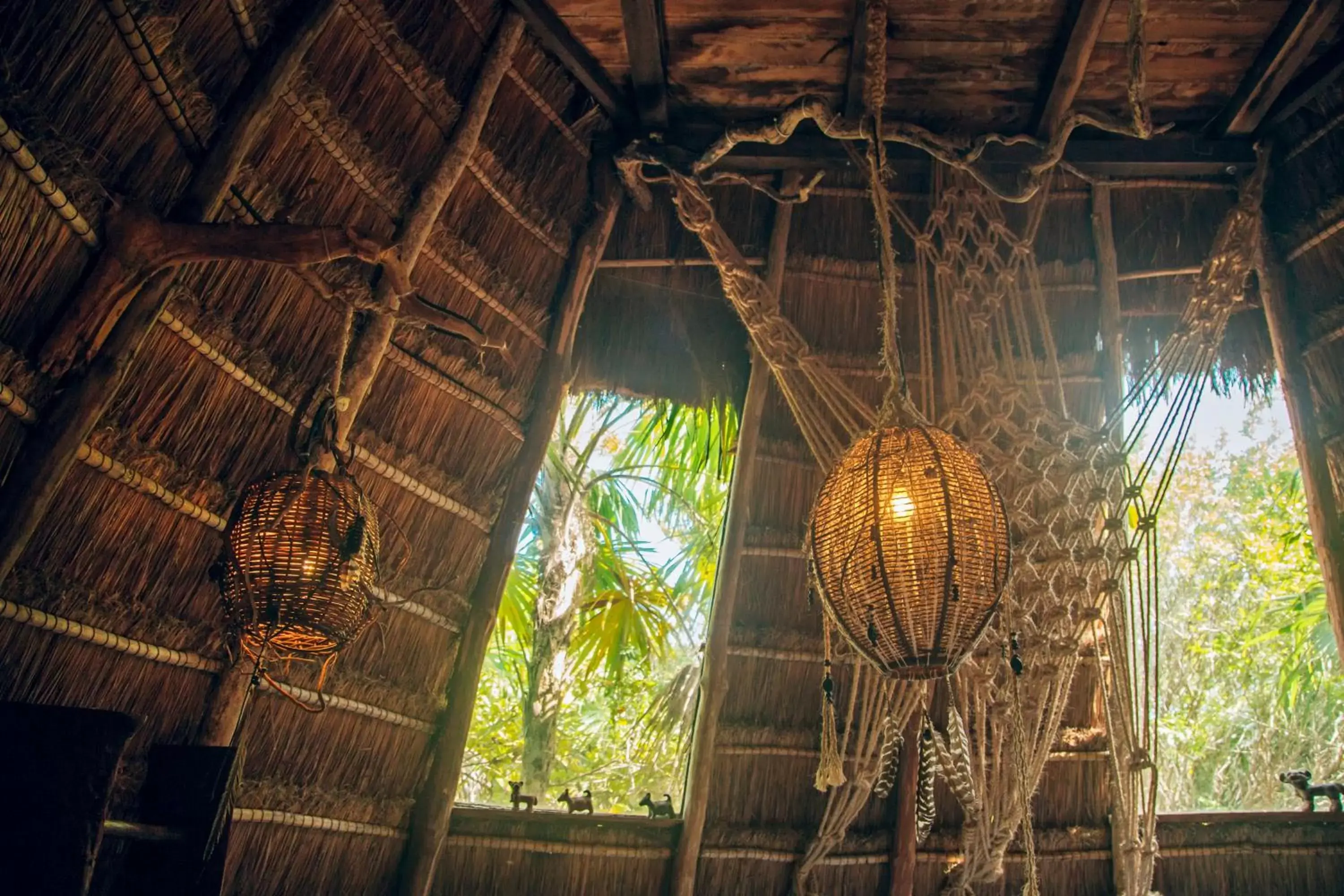 Decorative detail in Ikal Tulum Hotel