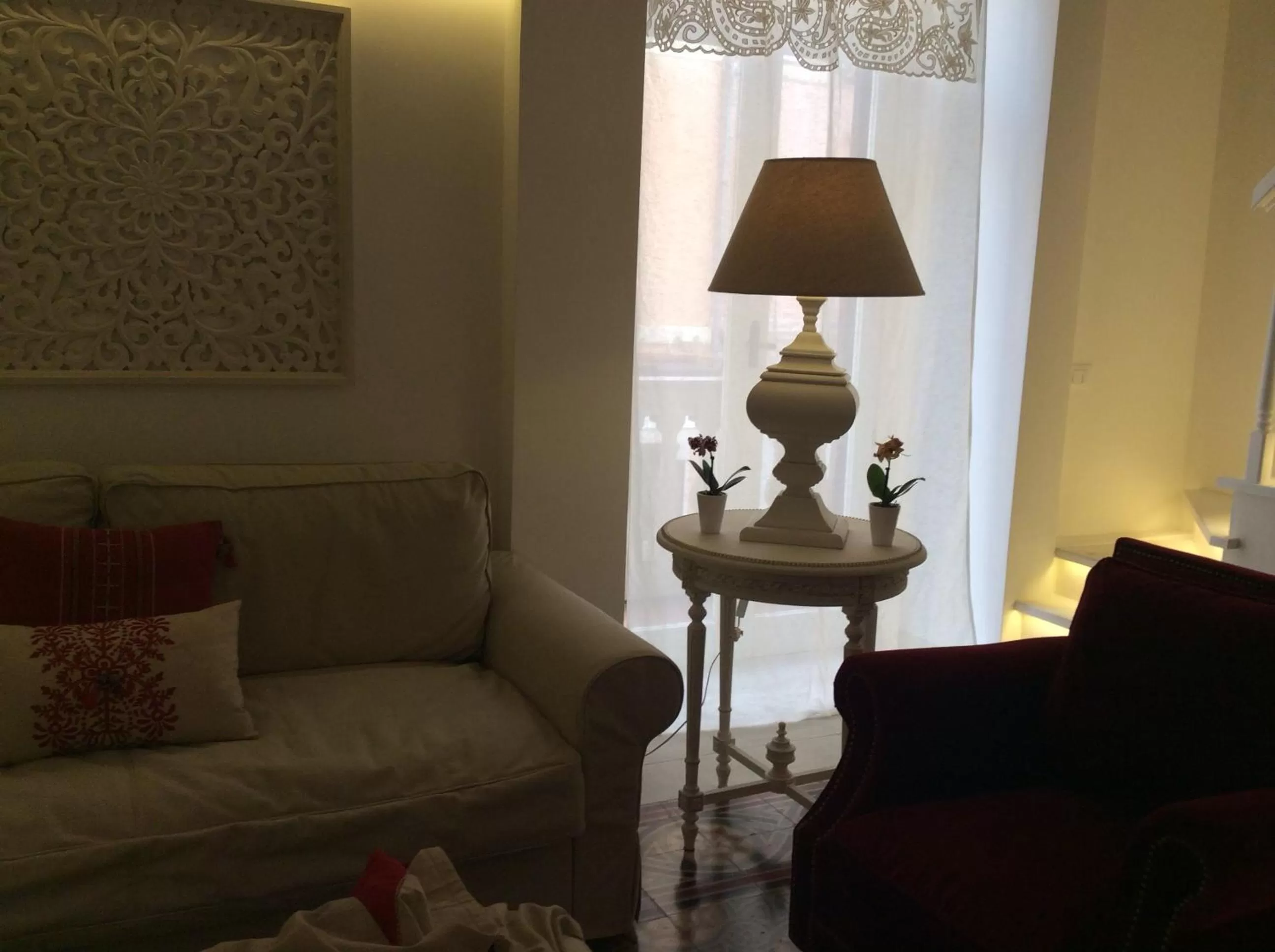 Decorative detail in Suite Le Perle