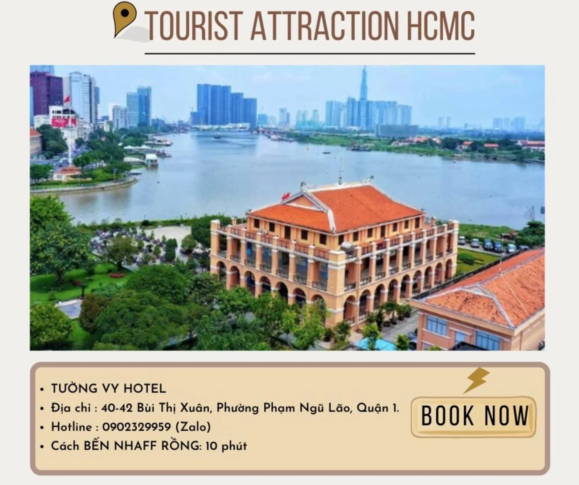 Property building, Bird's-eye View in Tuong Vy Ben Thanh Hotel