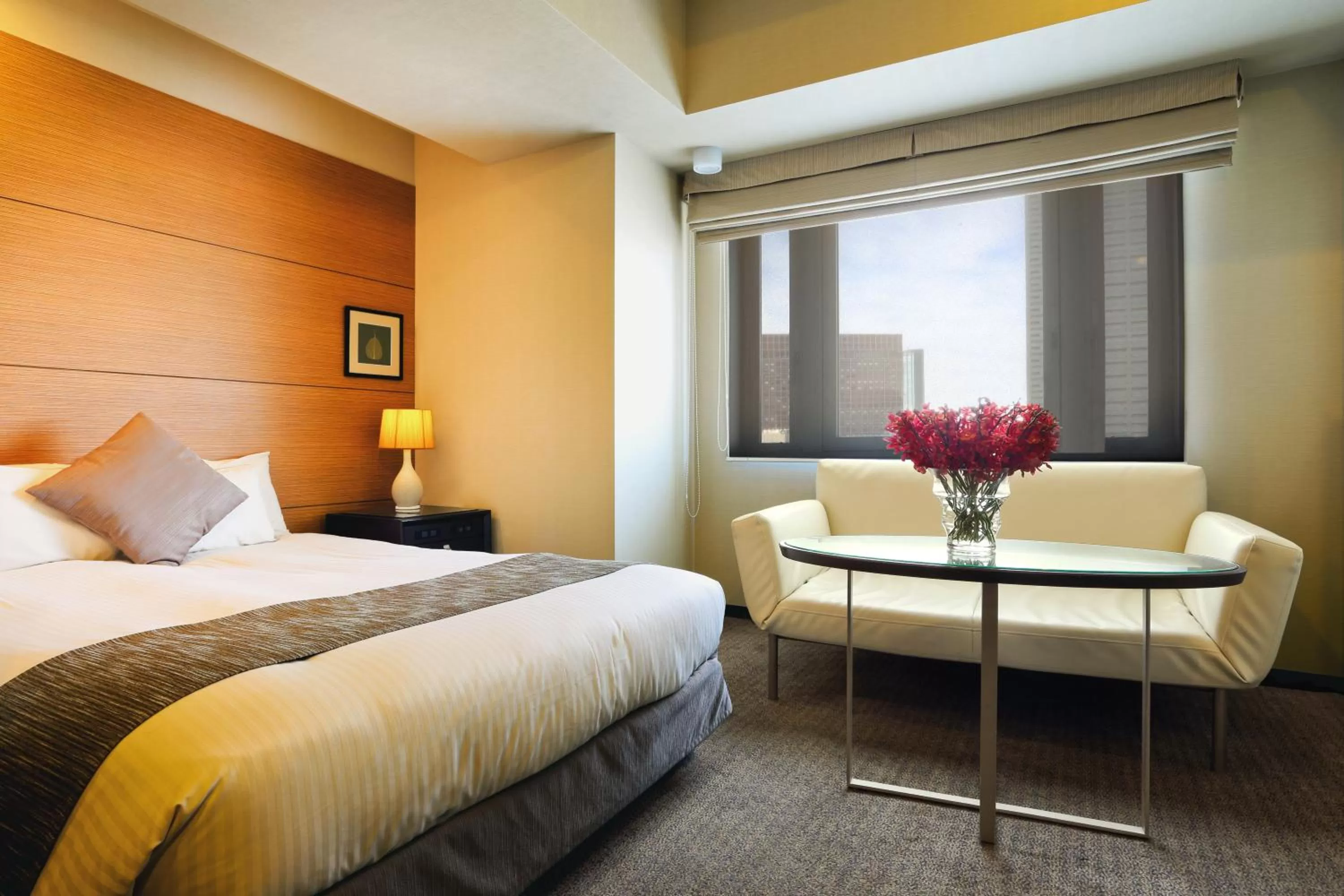 Bedroom, Bed in Citadines Central Shinjuku Tokyo