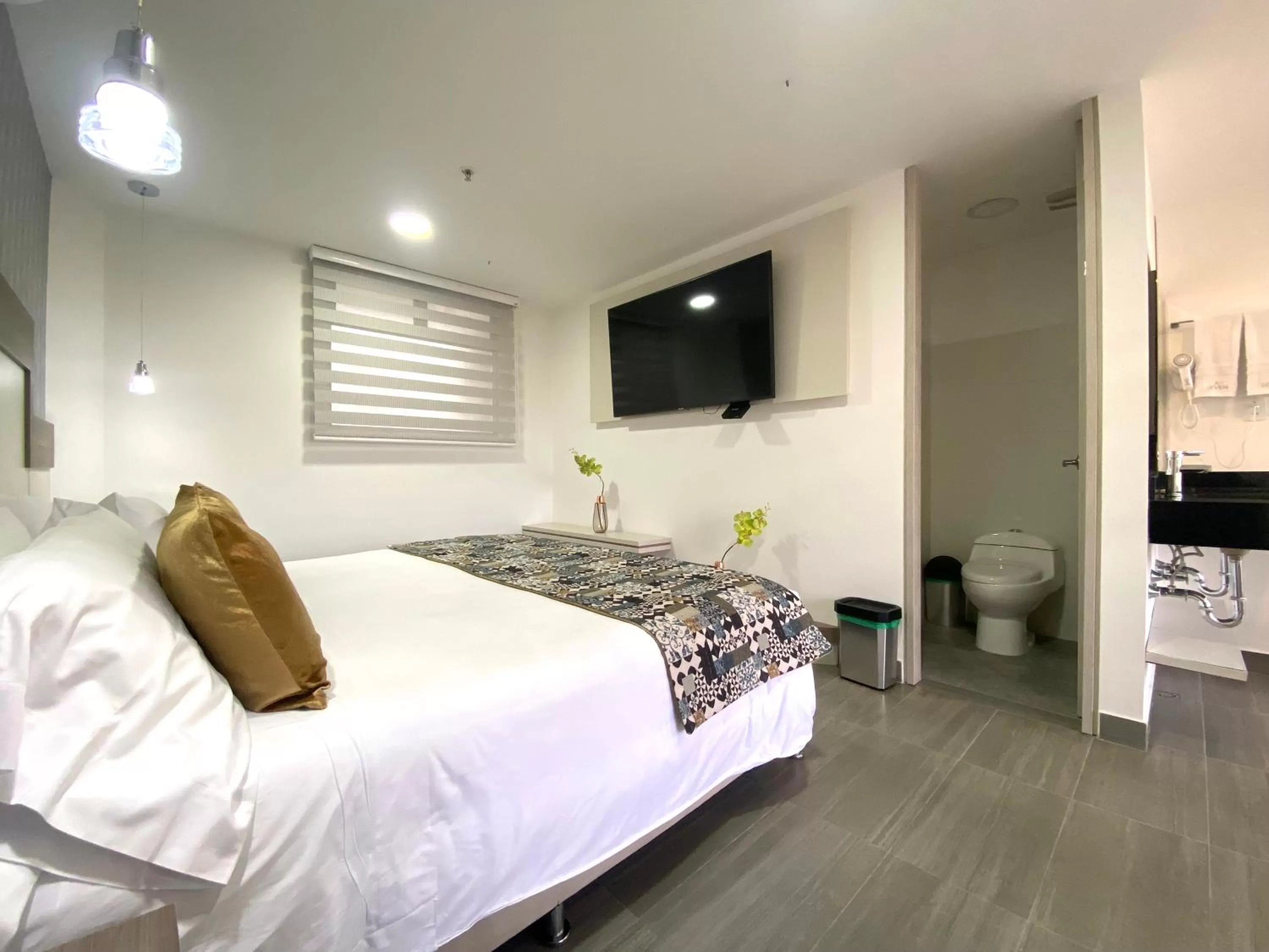 Bed in Seven Inn Hotel