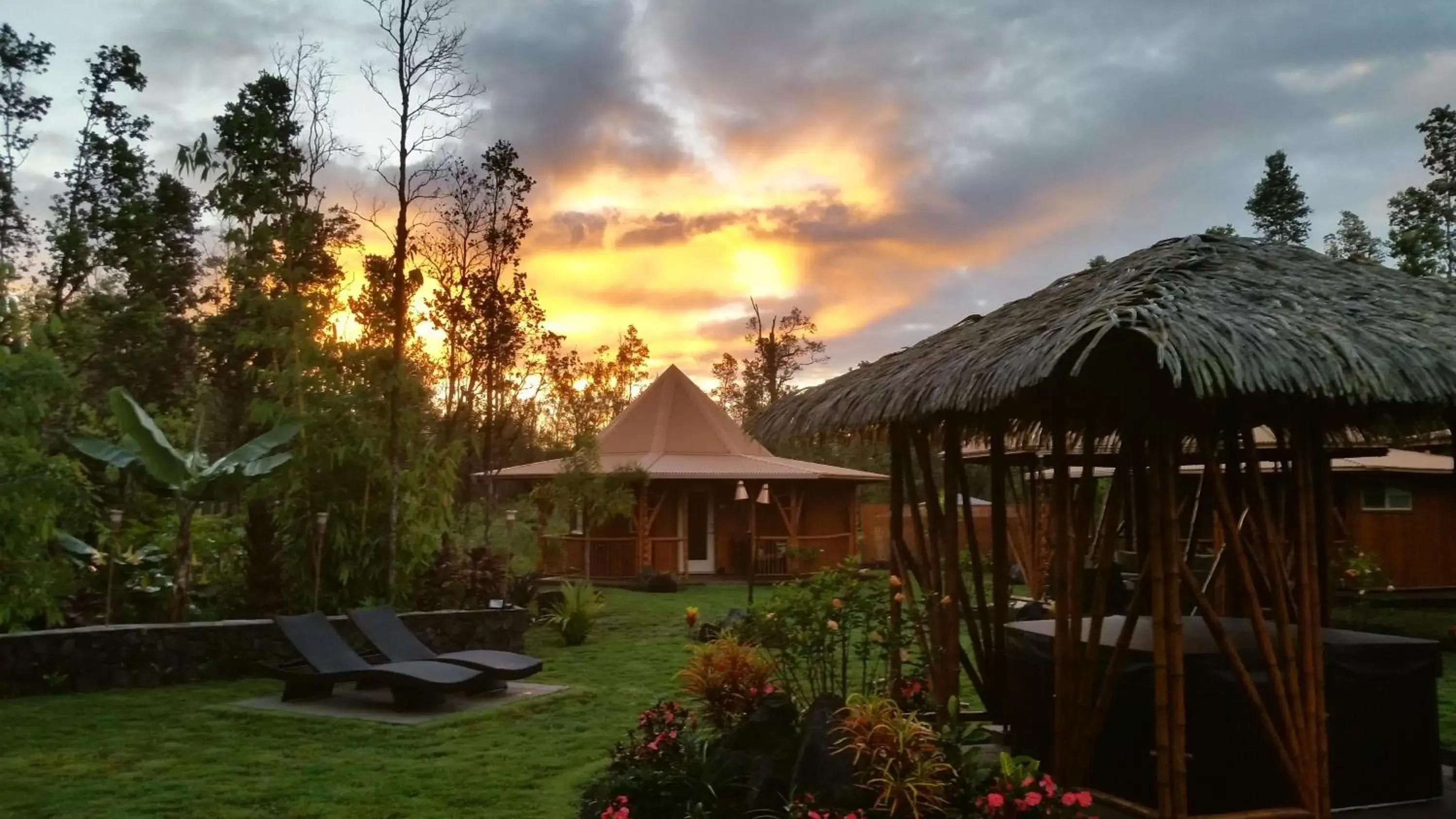 Patio in Volcano Eco Retreat by Heart Core Hotels - Adults Only