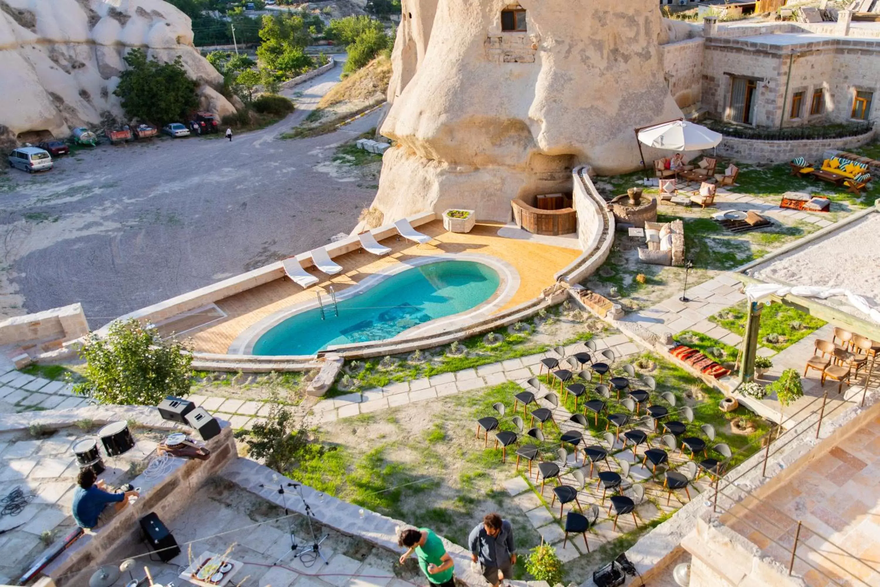 Garden, Bird's-eye View in Aza Cave Cappadocia