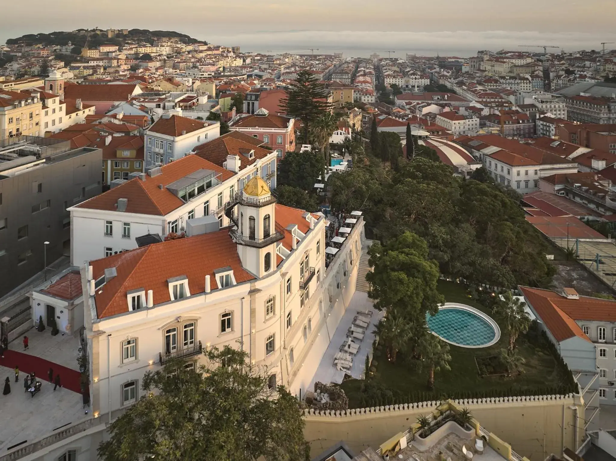 Property building, Bird's-eye View in Torel Palace Lisbon