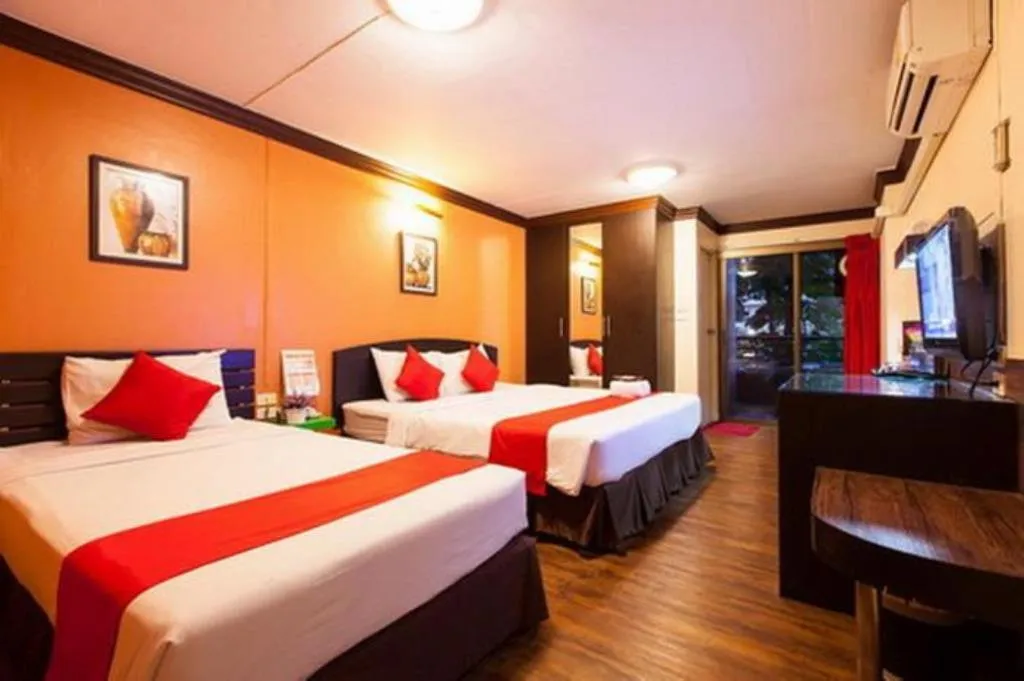 Bed in Vabua Asotel Bangkok