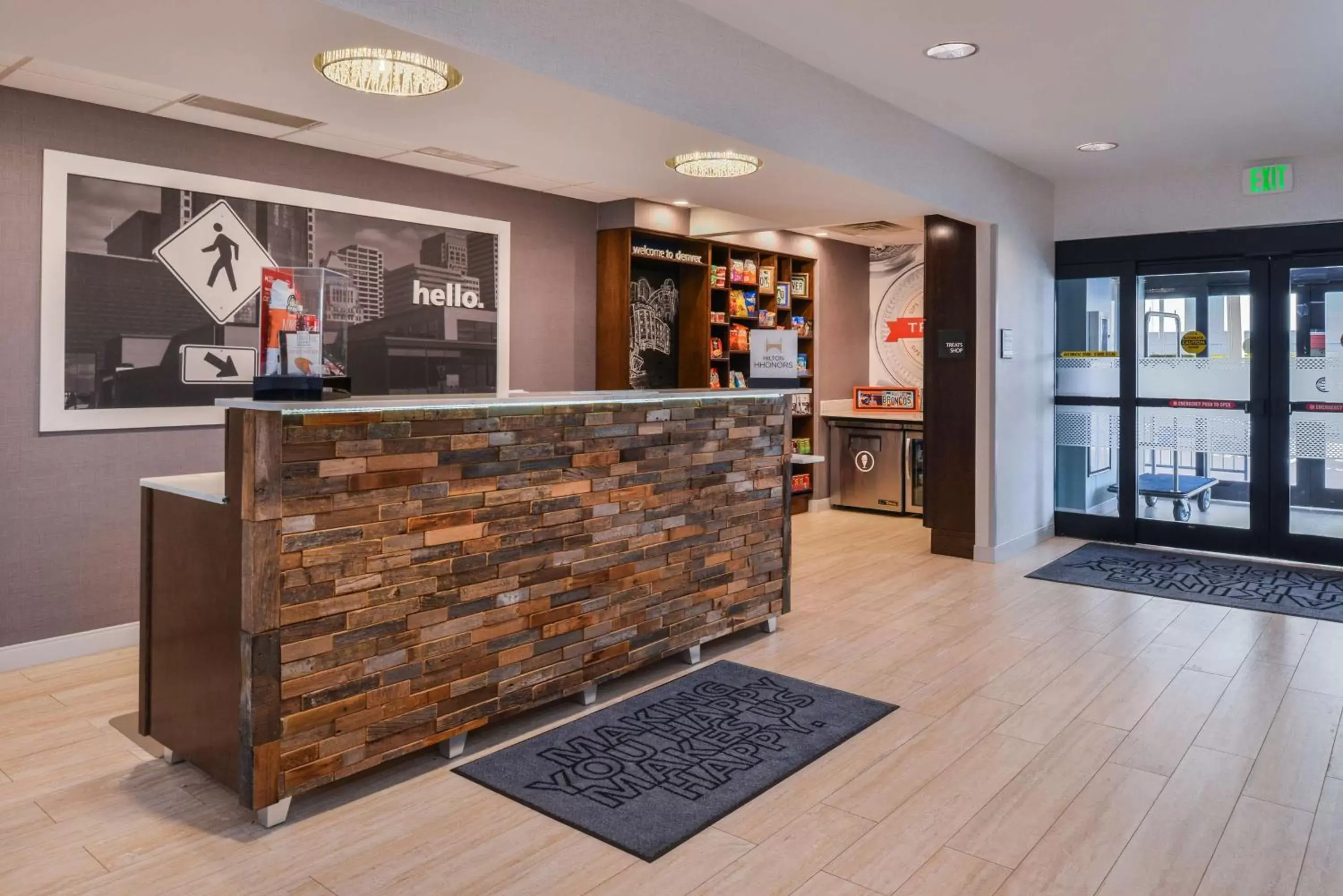 Lobby or reception, Lobby/Reception in Hampton Inn & Suites Denver-Speer Boulevard