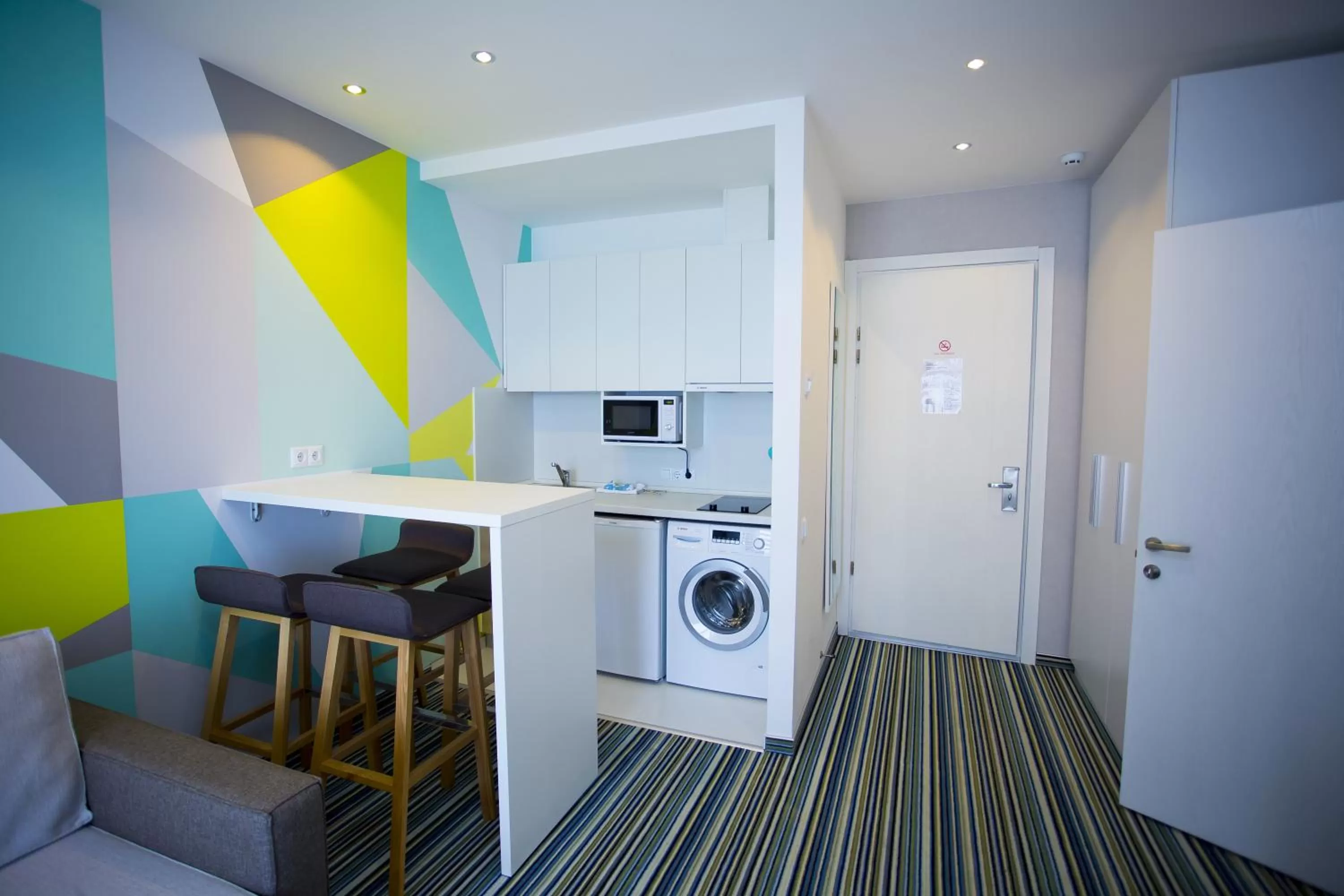 Kitchen or kitchenette in Aparthotel Tangerine