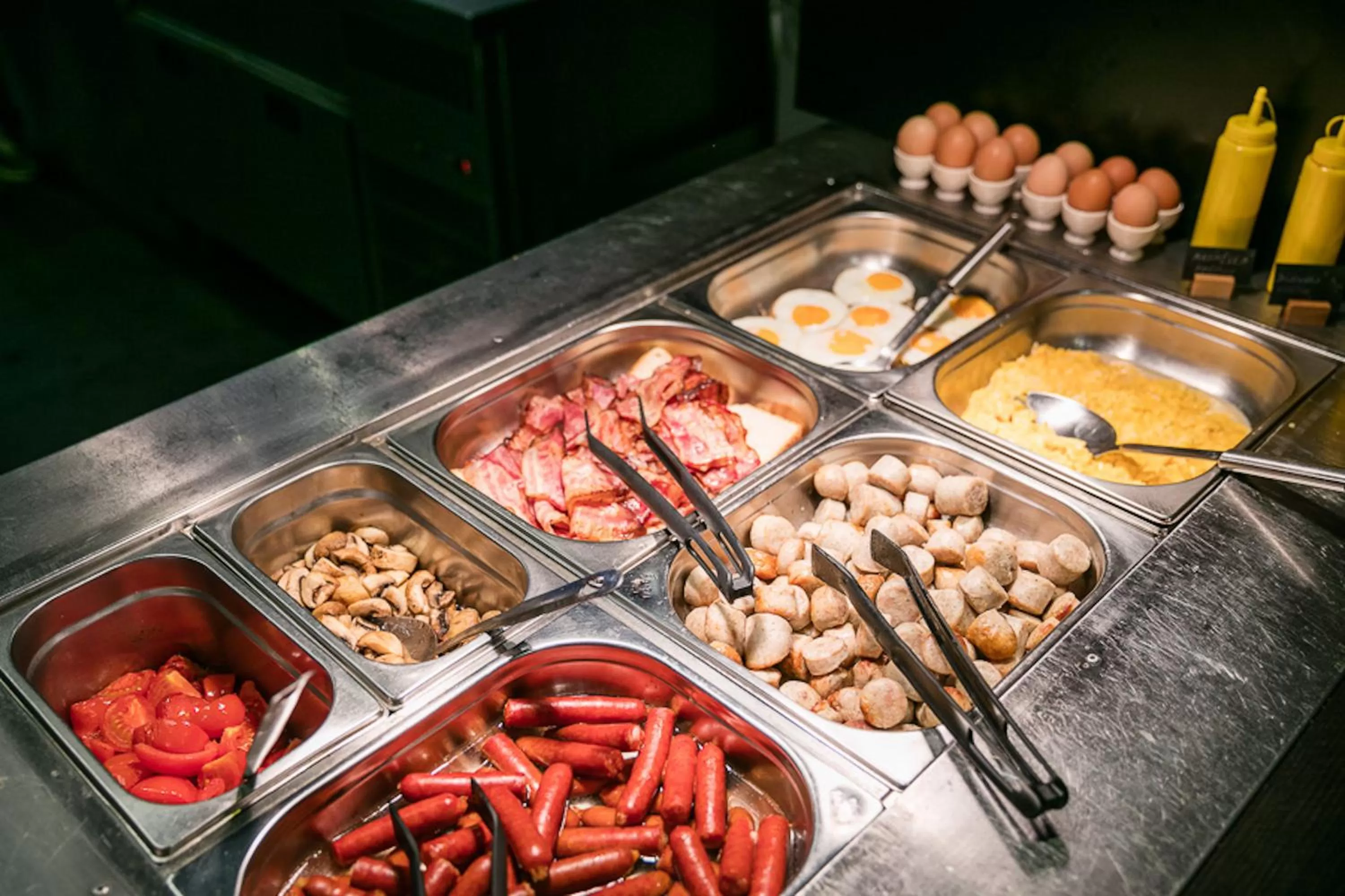 Buffet breakfast in Pytloun Grand Hotel Imperial