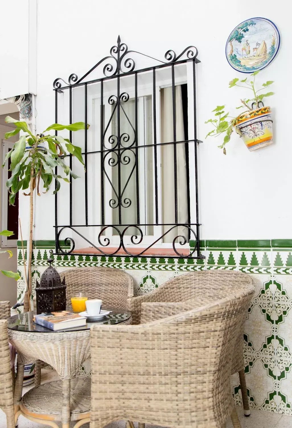 Patio in Hotel Marbella