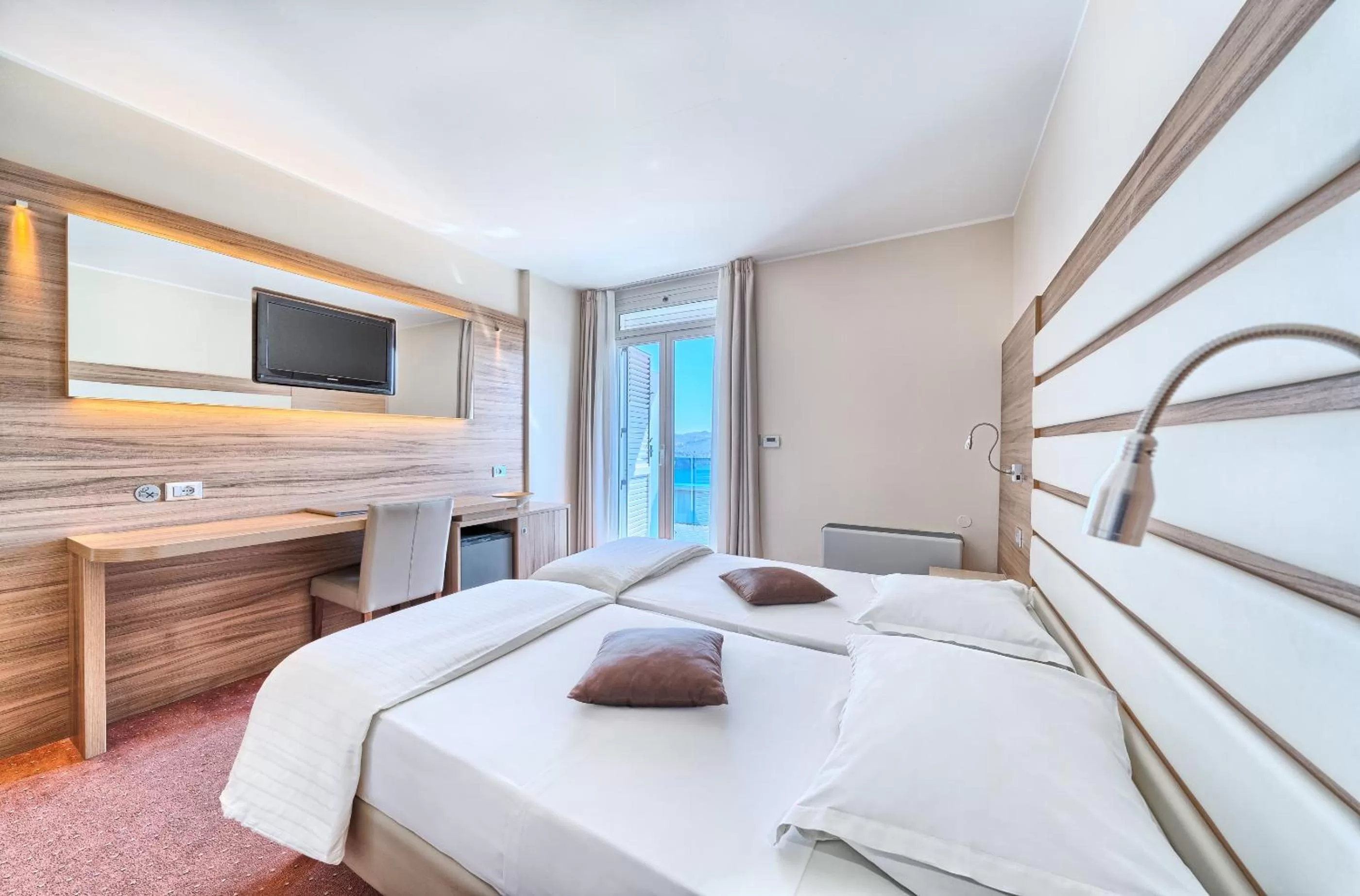 Bed in Hotel Panorama