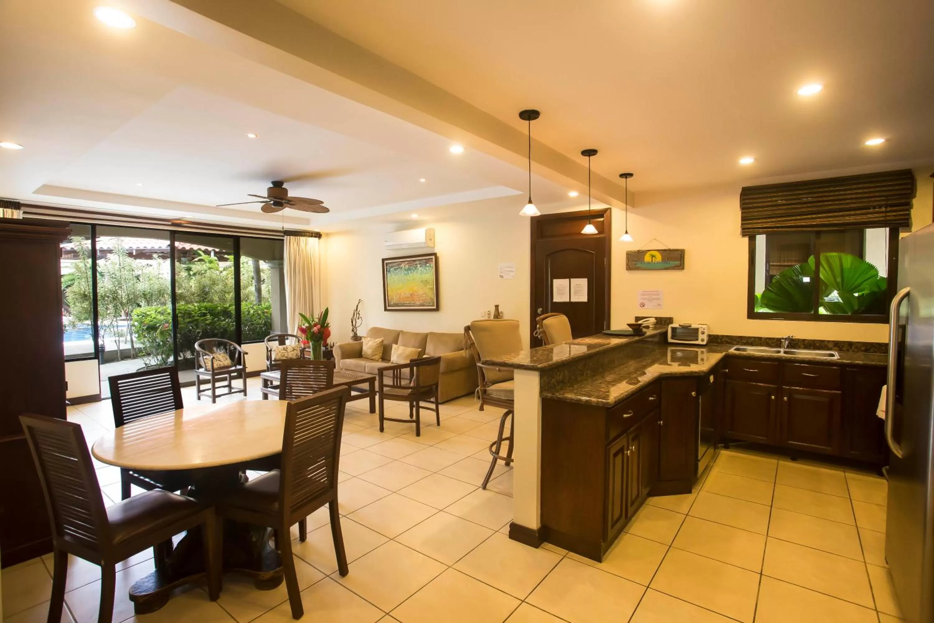 Kitchen or kitchenette in Monte Carlo Luxury Condominiums