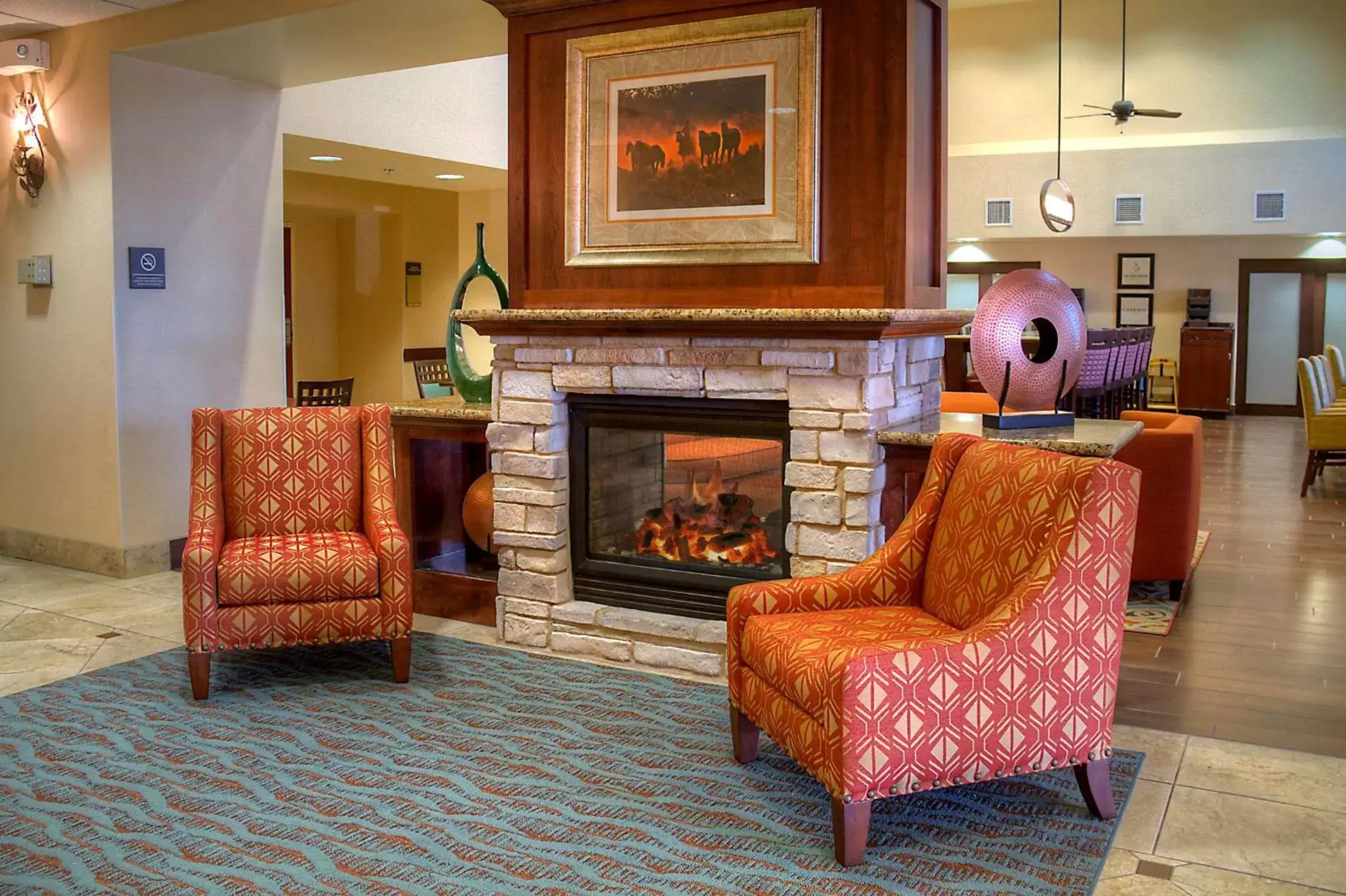 Lobby or reception, Seating Area in Hampton Inn & Suites Altus