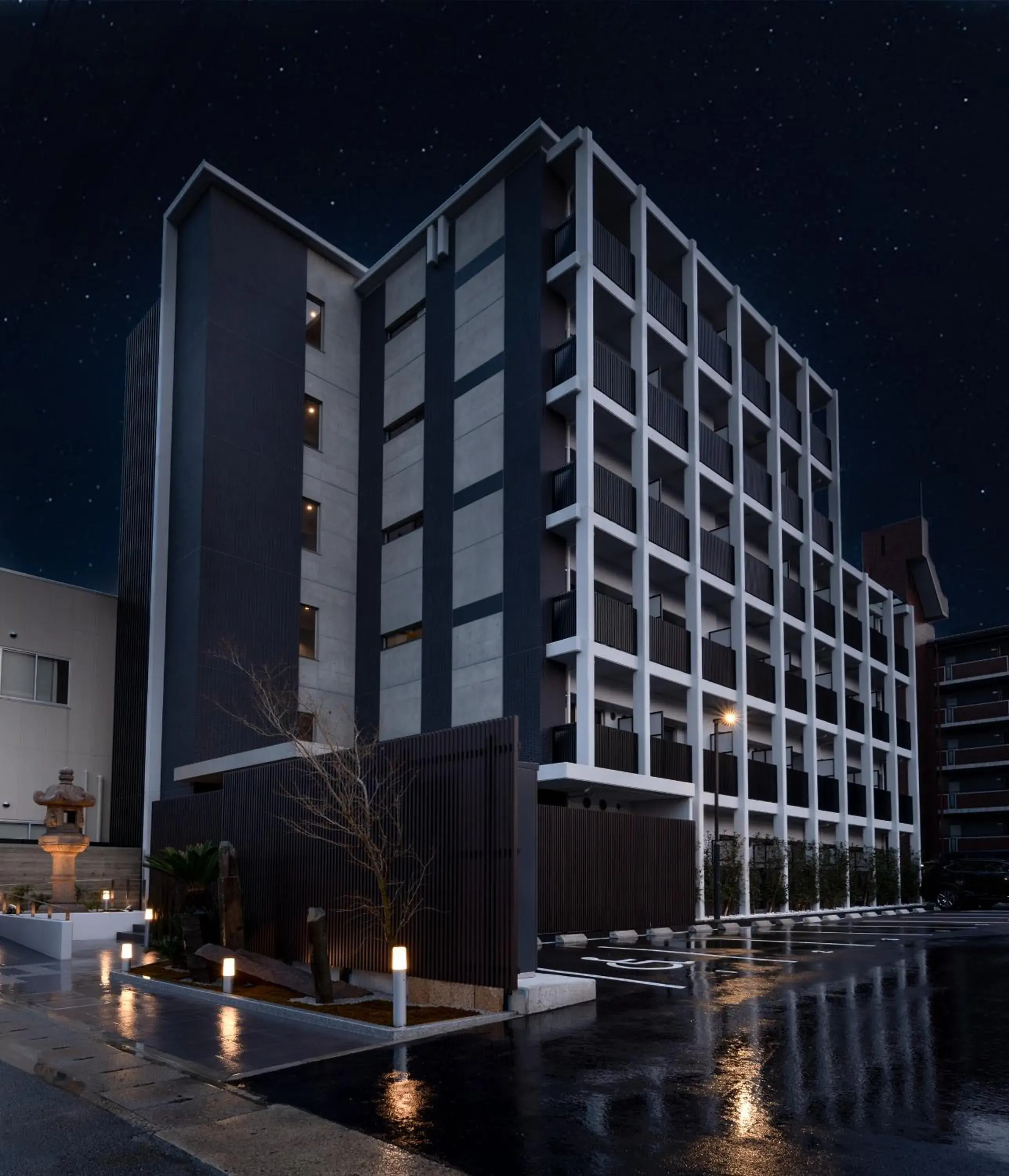 Facade/entrance, Property Building in Zen Kyoto Apartment Hotel