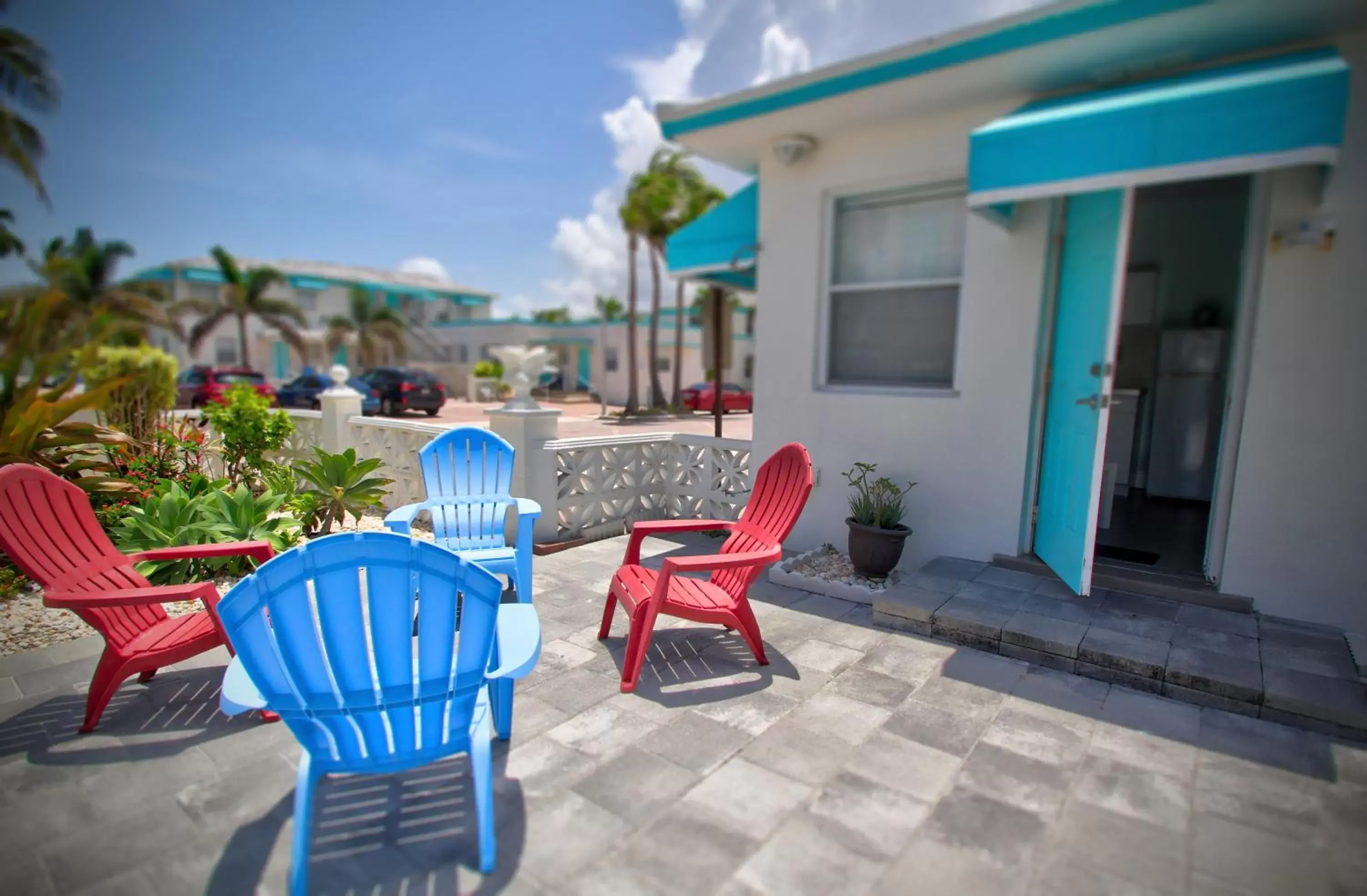 Patio in Hollywood Beachside Boutique Suite
