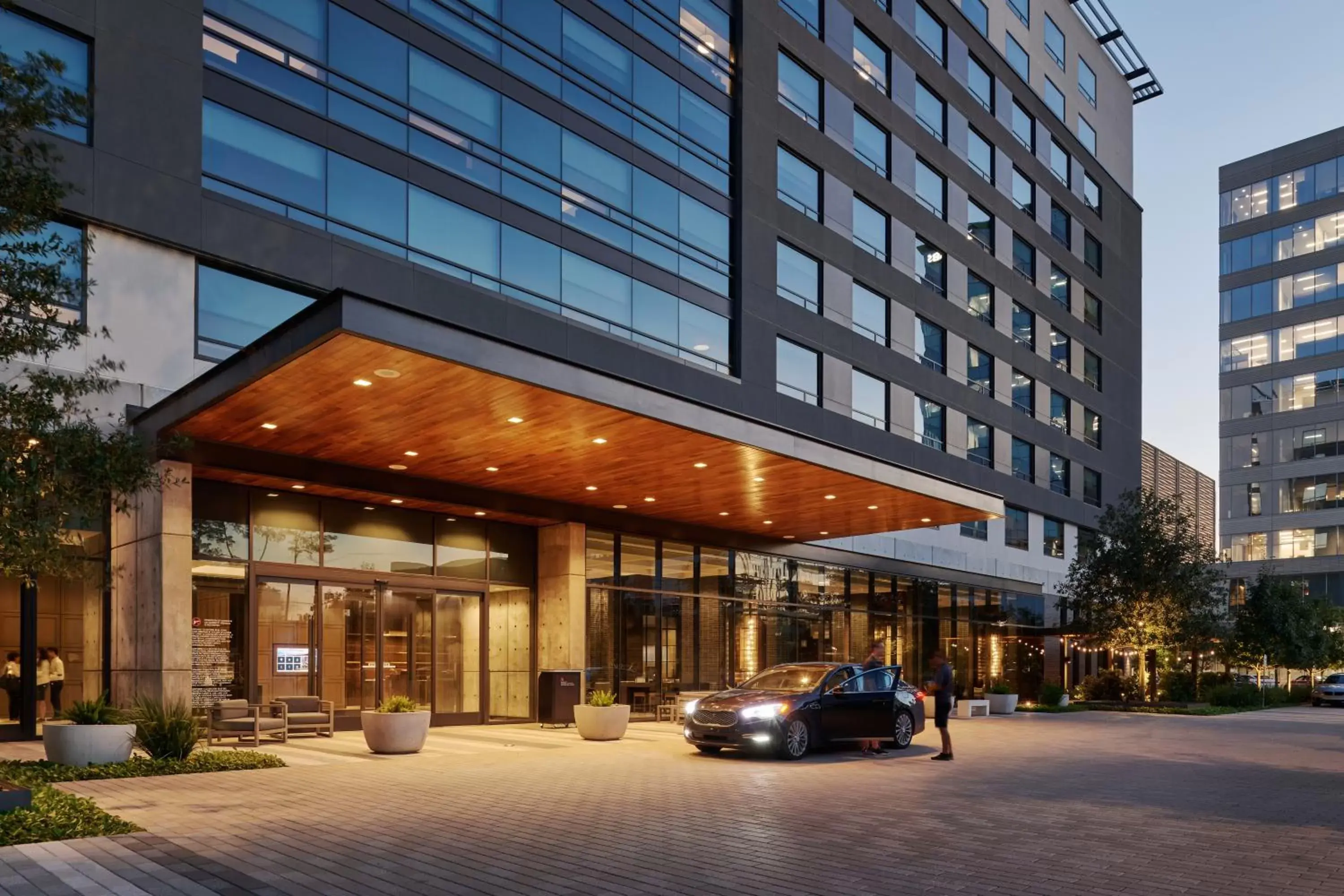 Facade/entrance, Property Building in Houston CityPlace Marriott at Springwoods Village