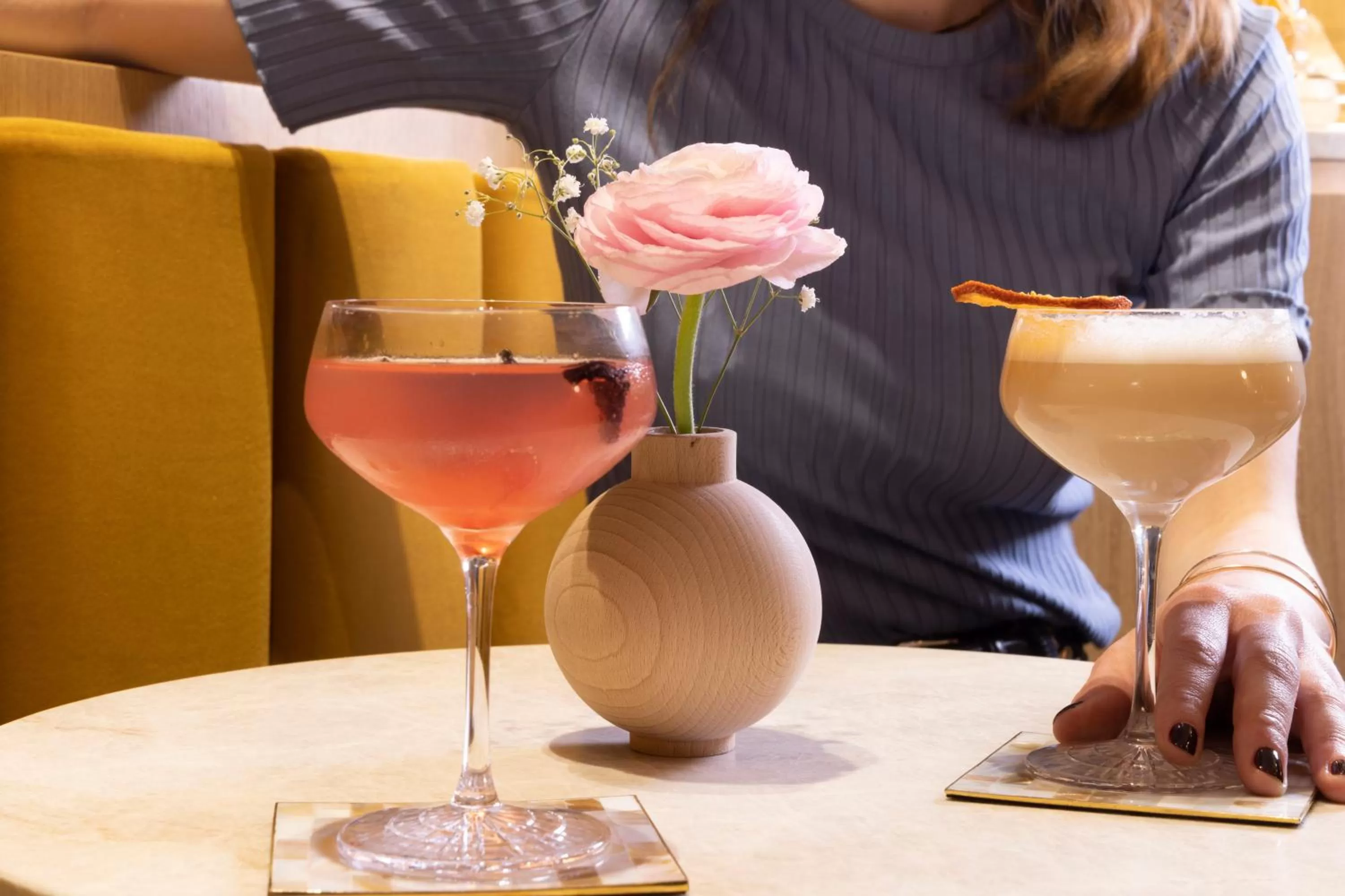 Lounge or bar in Hôtel Beige