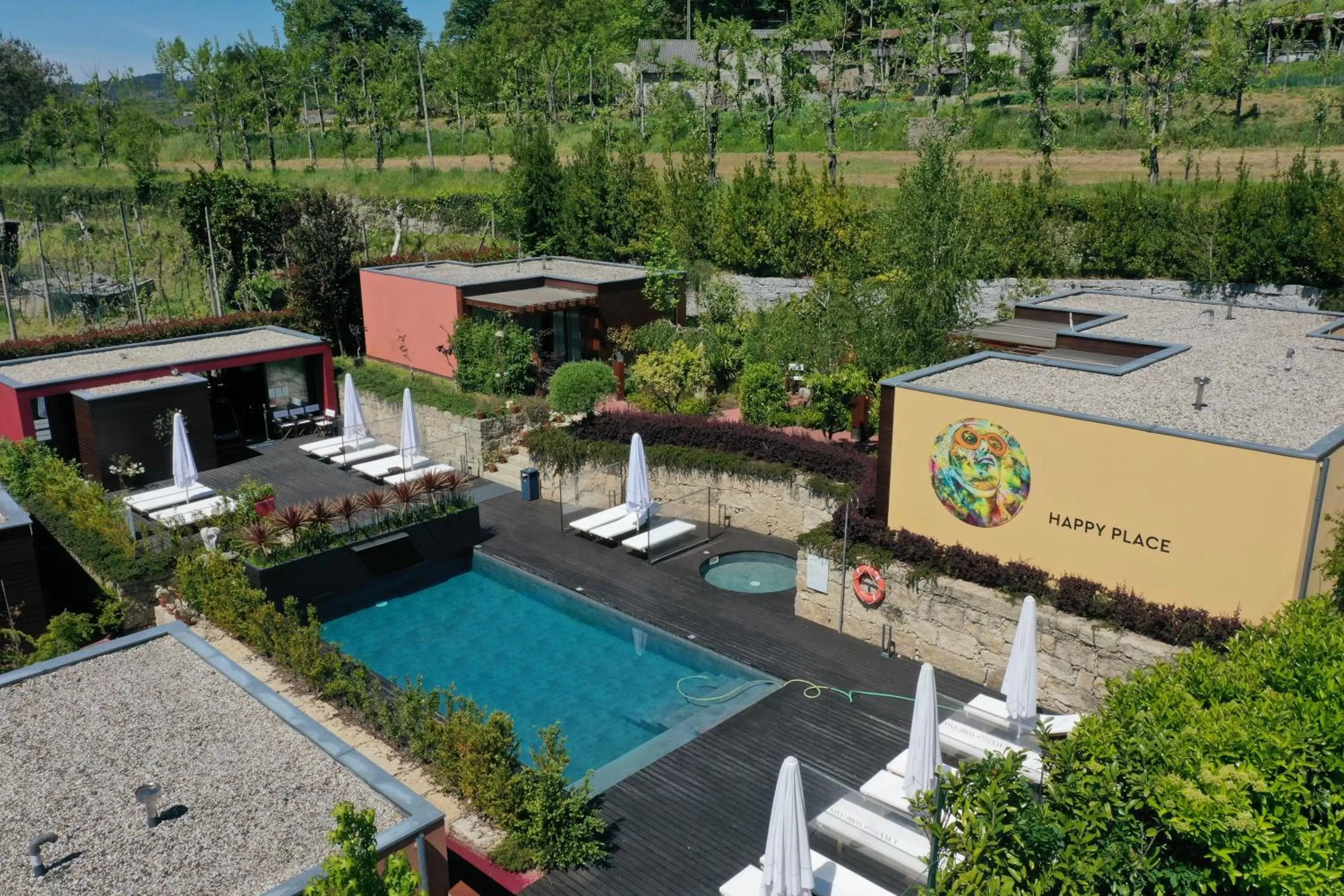 Swimming pool in Vale de São Torcato Hotel Rural