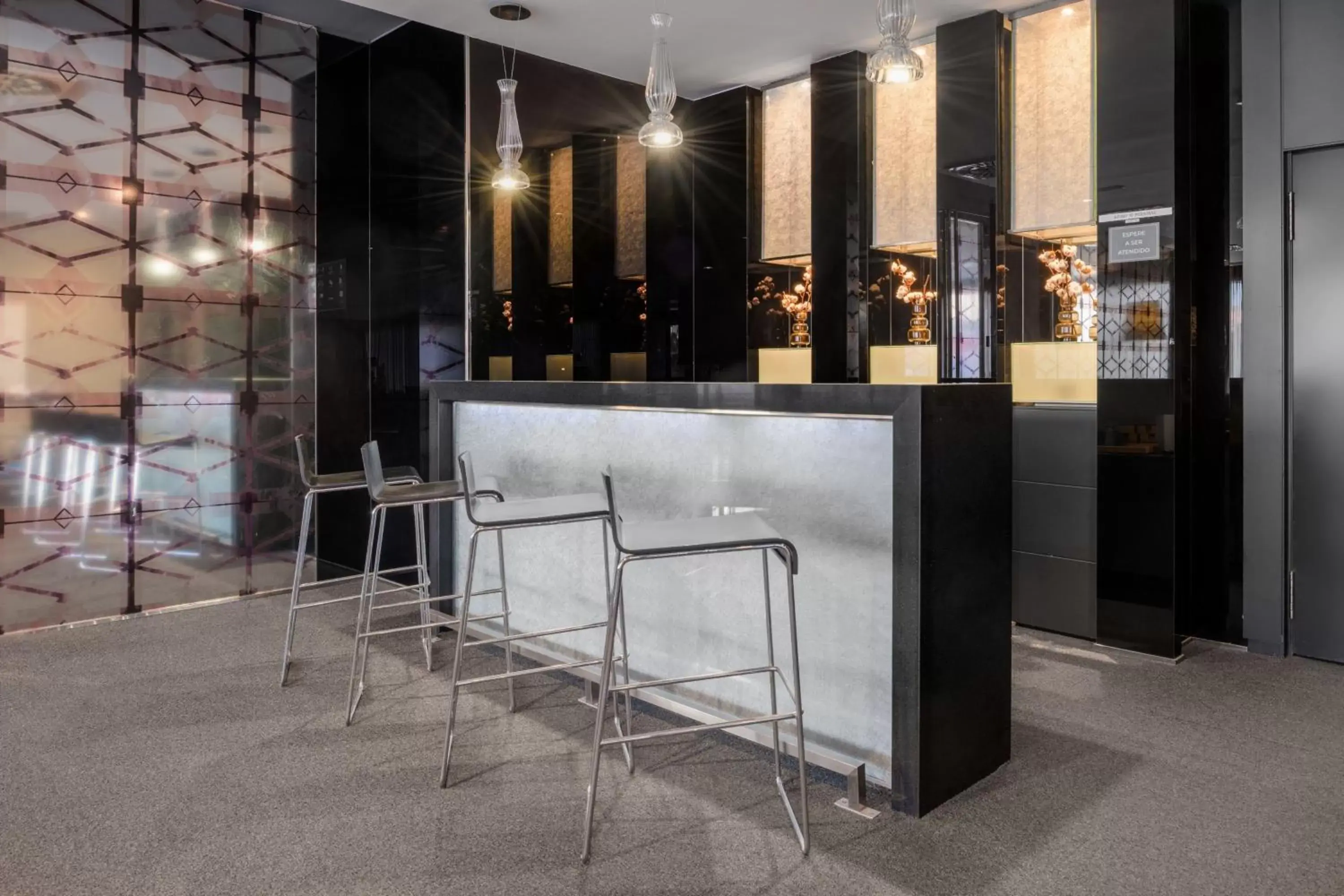 Lounge or bar, Lobby/Reception in AC Hotel Elda by Marriott