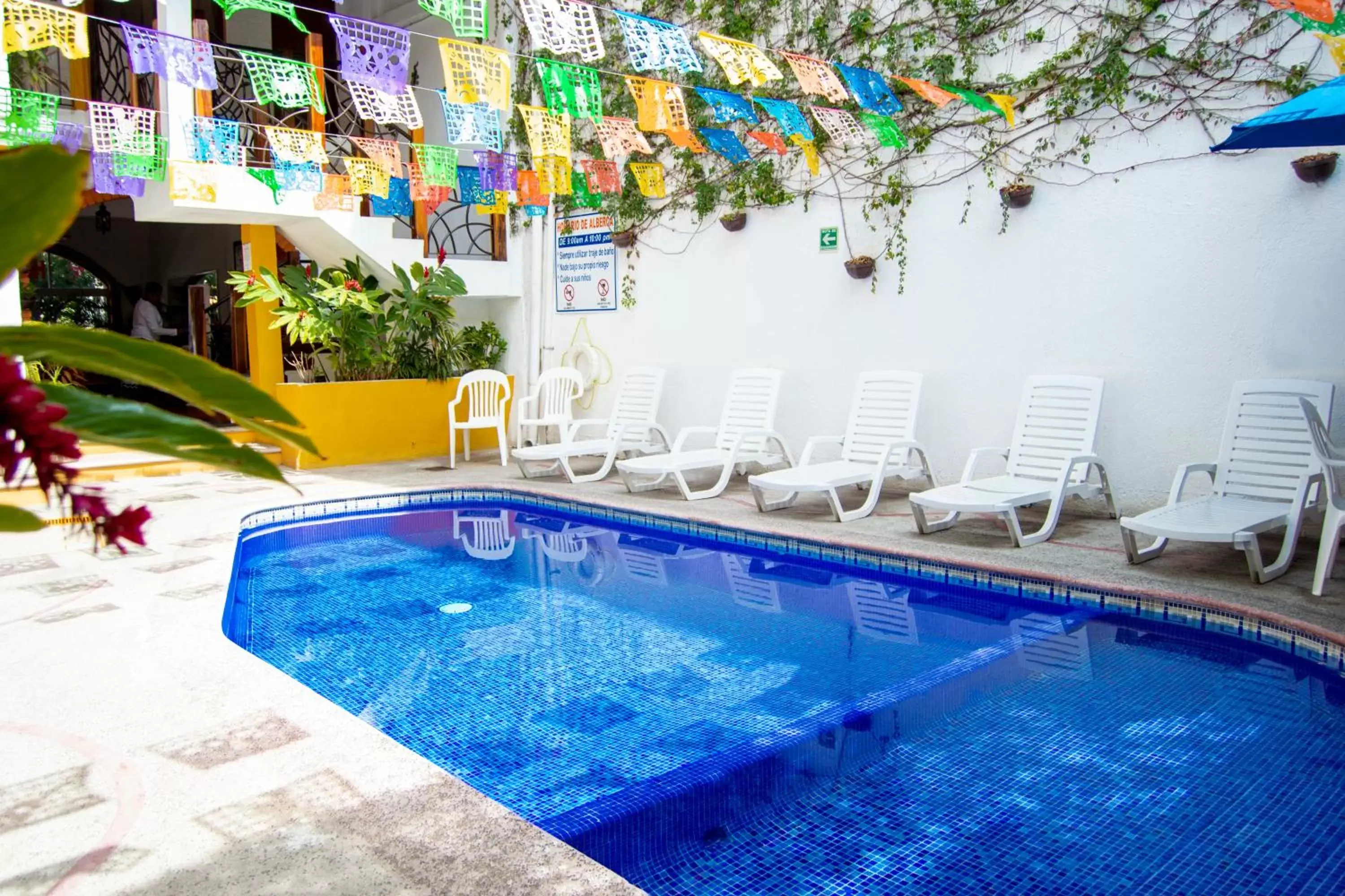 Swimming Pool in Hotel Hacienda de Vallarta Centro